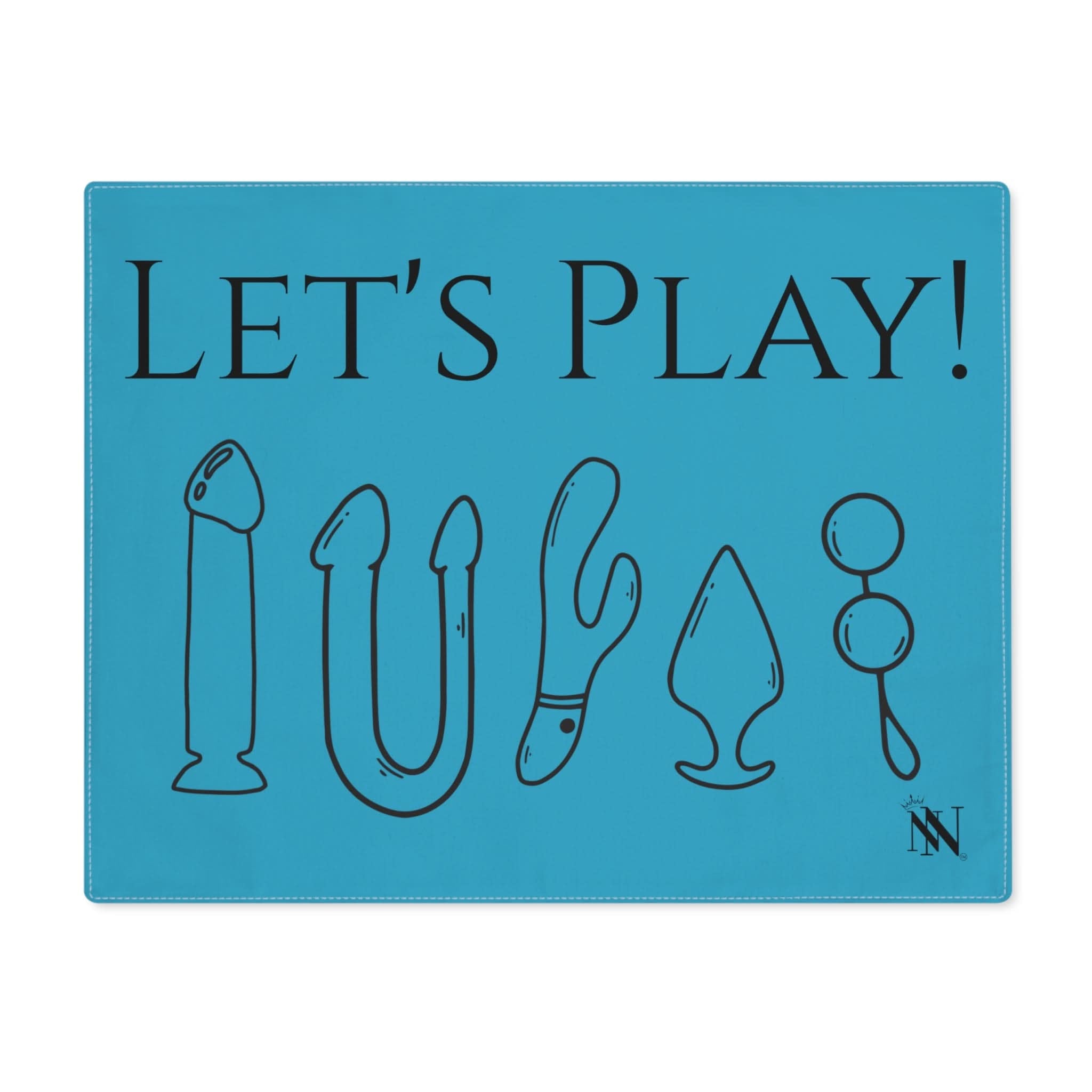 Let’s Play Teal | Mix & Match Playful Fun-Flirty Lovers’ Toy Mats