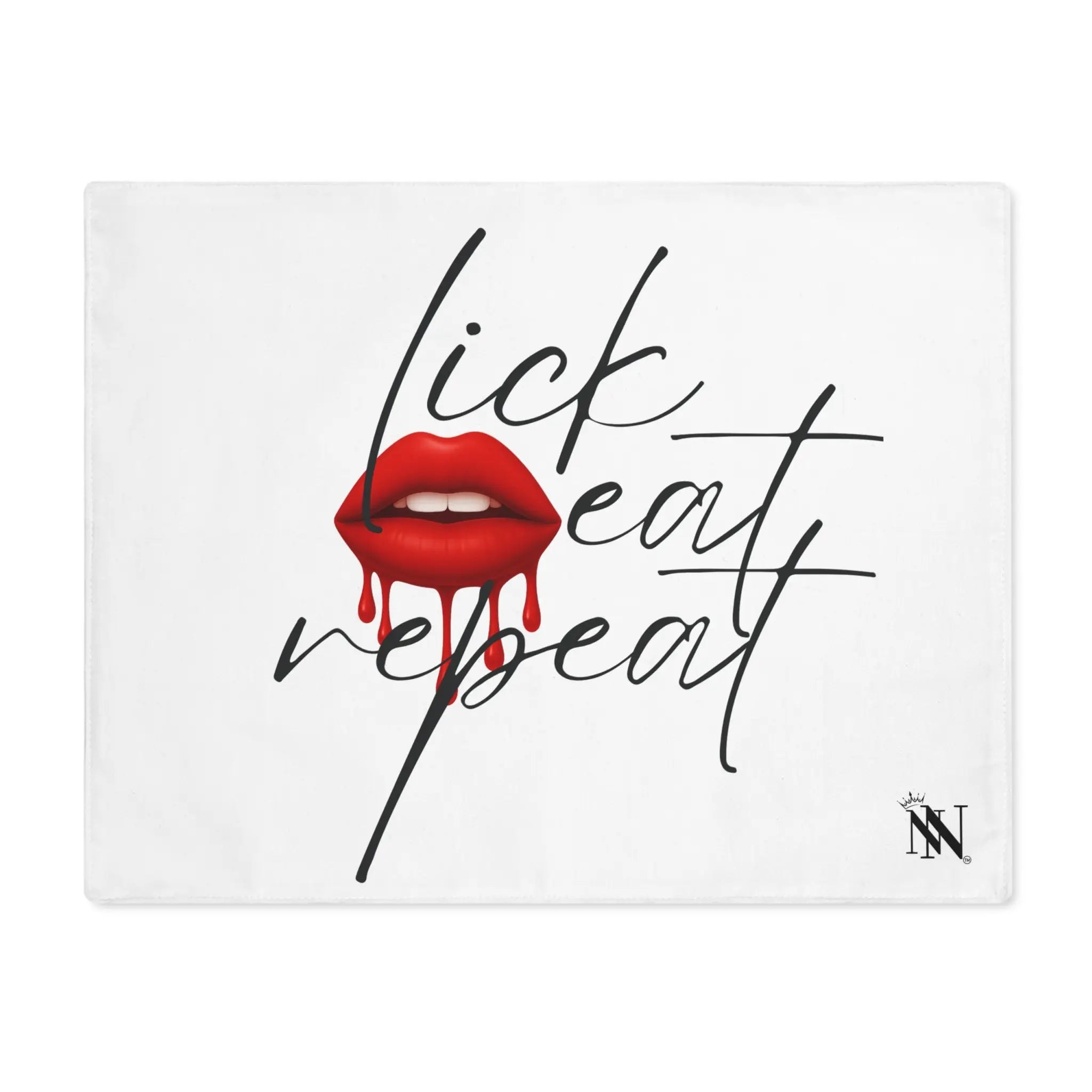 Lick Eat Repeat | Mix & Match Playful Fun-Flirty Lovers’ Toy Mats