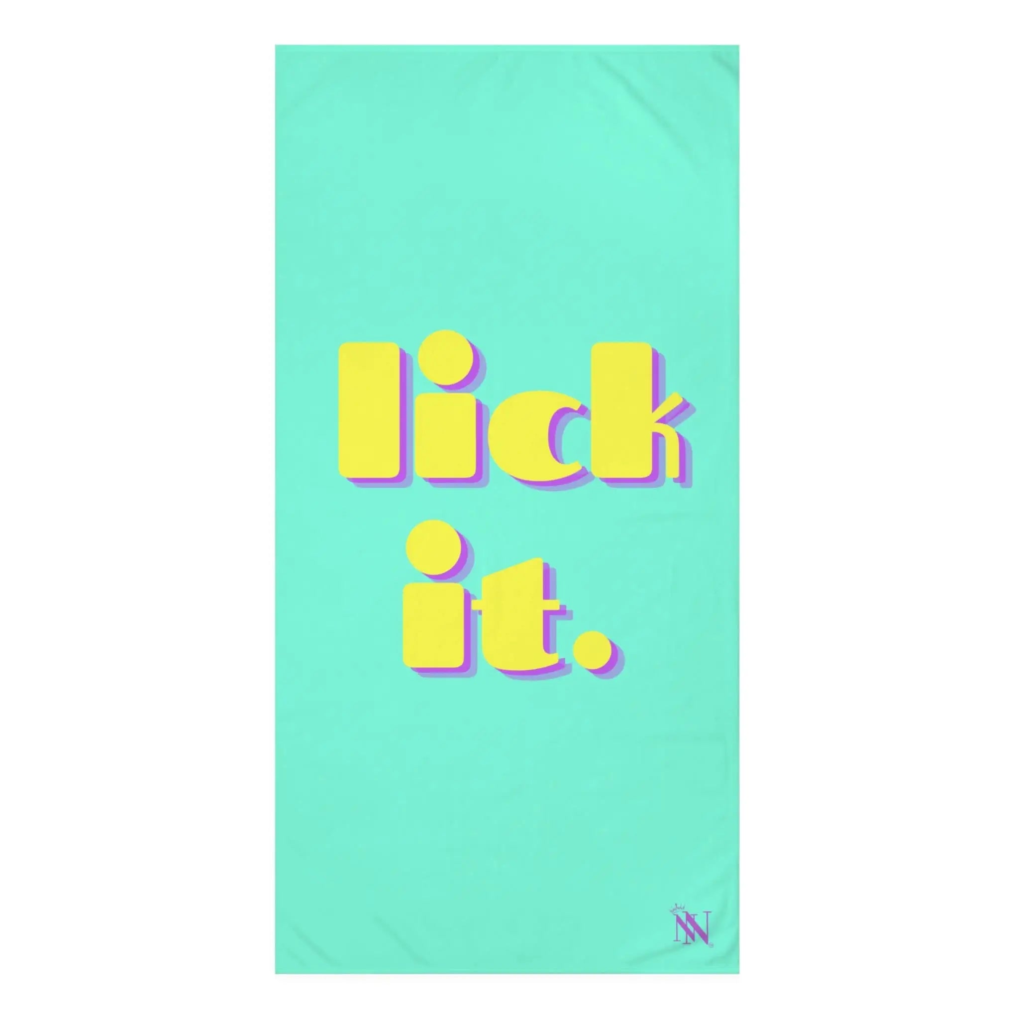 lick it. | Mix & Match Naughty XL Fun-Flirty Lovers’ Towels