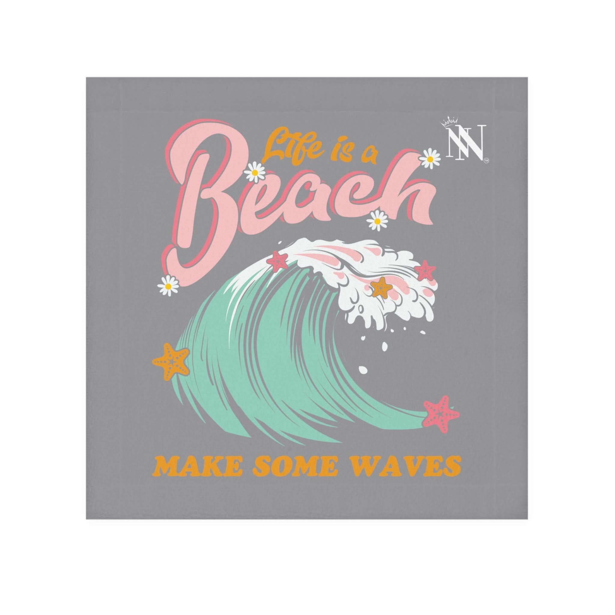 Life is a Beach Grey | Mix & Match Lils’ Fun-Flirty Lovers’ Towels