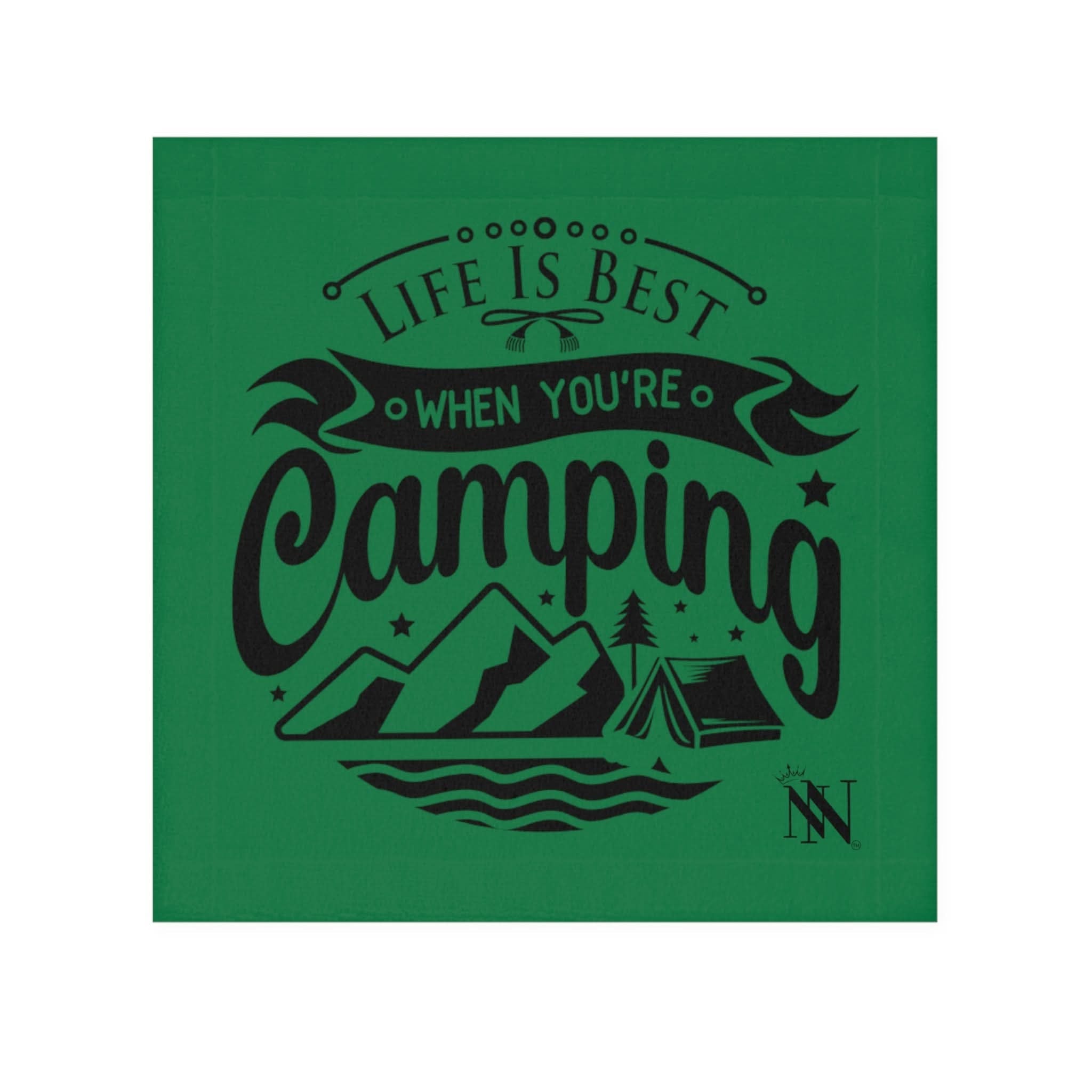 Life is Best When Your Camping Green | Mix & Match Lils’ Fun-Flirty Lovers’ Towels