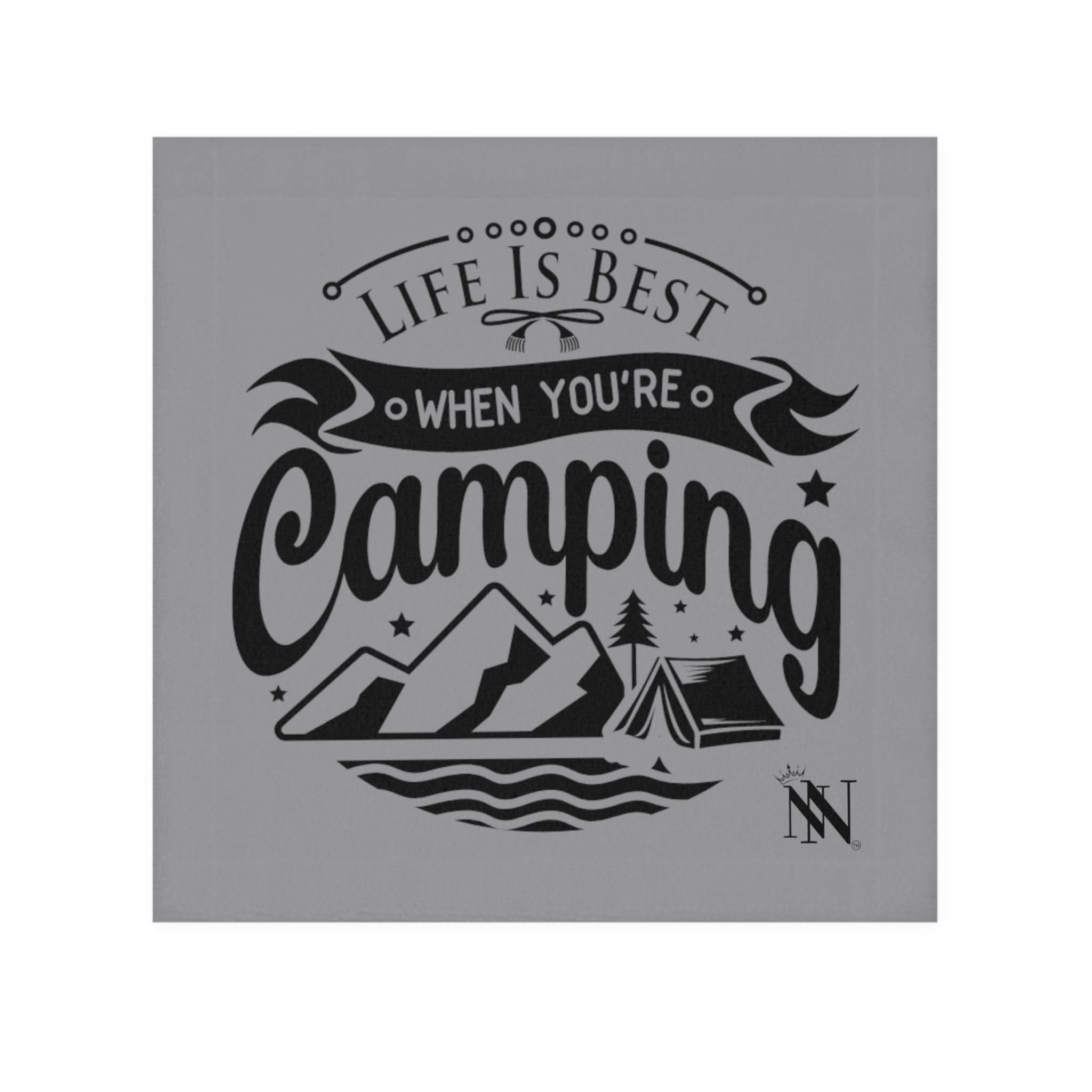Life is Best When Your Camping Grey | Mix & Match Lils’ Fun-Flirty Lovers’ Towels