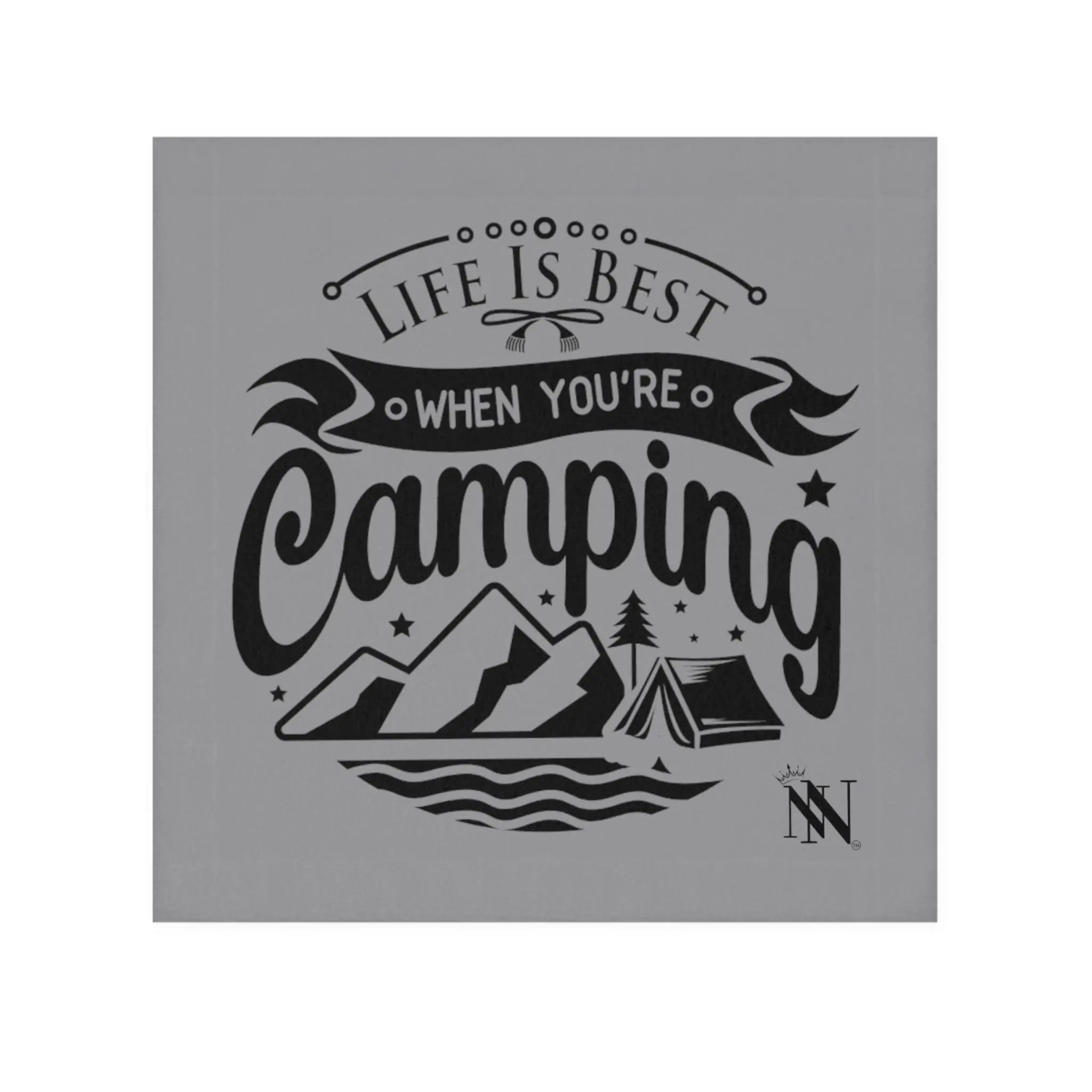 Life is Best When Your Camping Grey | Mix & Match Lils’ Fun-Flirty Lovers’ Towels
