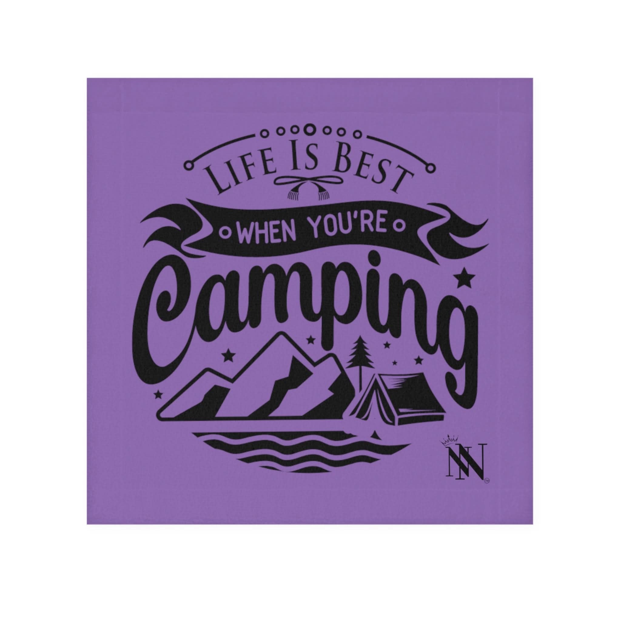 Life is Best When Your Camping Lavendar | Mix & Match Lils’ Fun-Flirty Lovers’ Towels