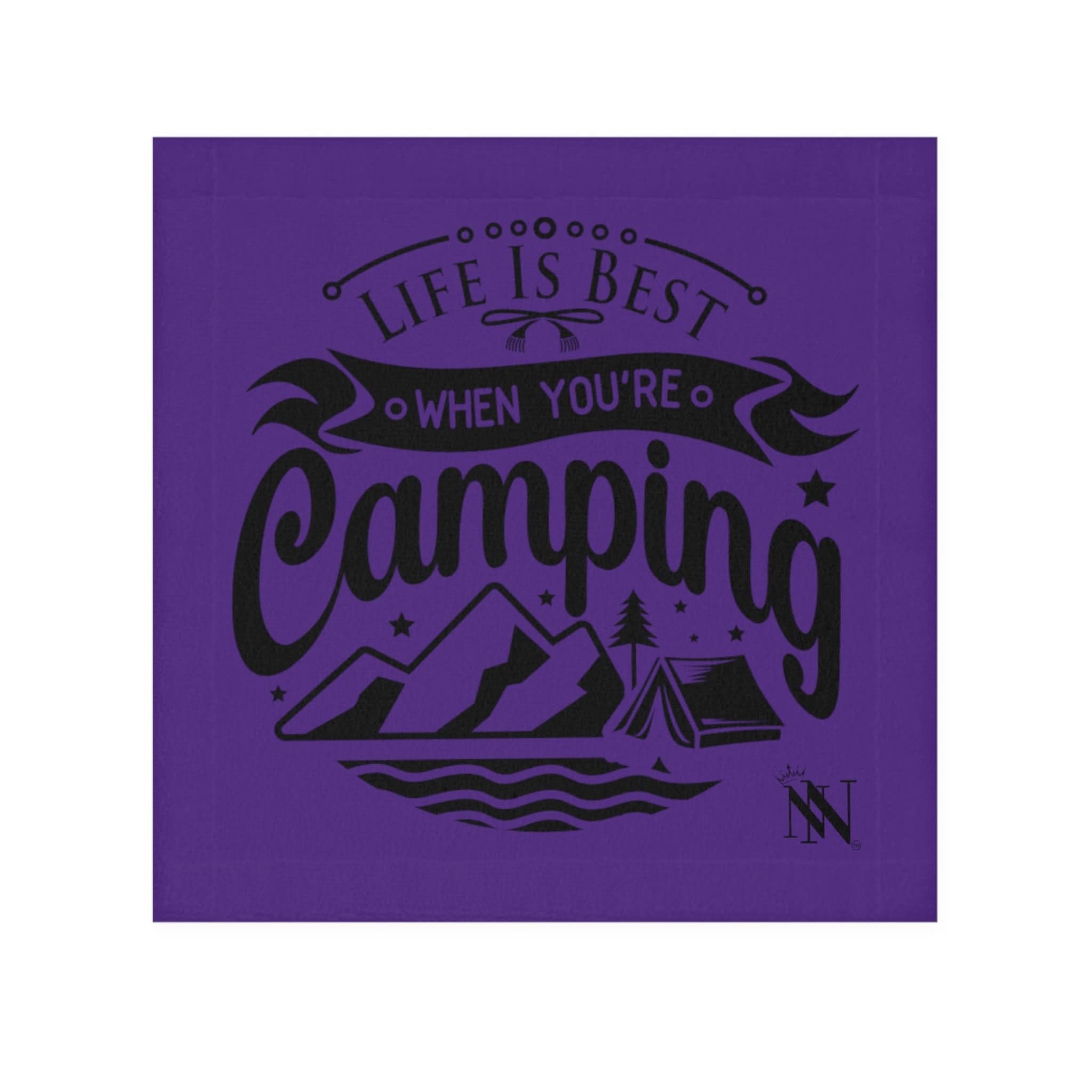 Life is Best When Your Camping Purple | Mix & Match Lils’ Fun-Flirty Lovers’ Towels