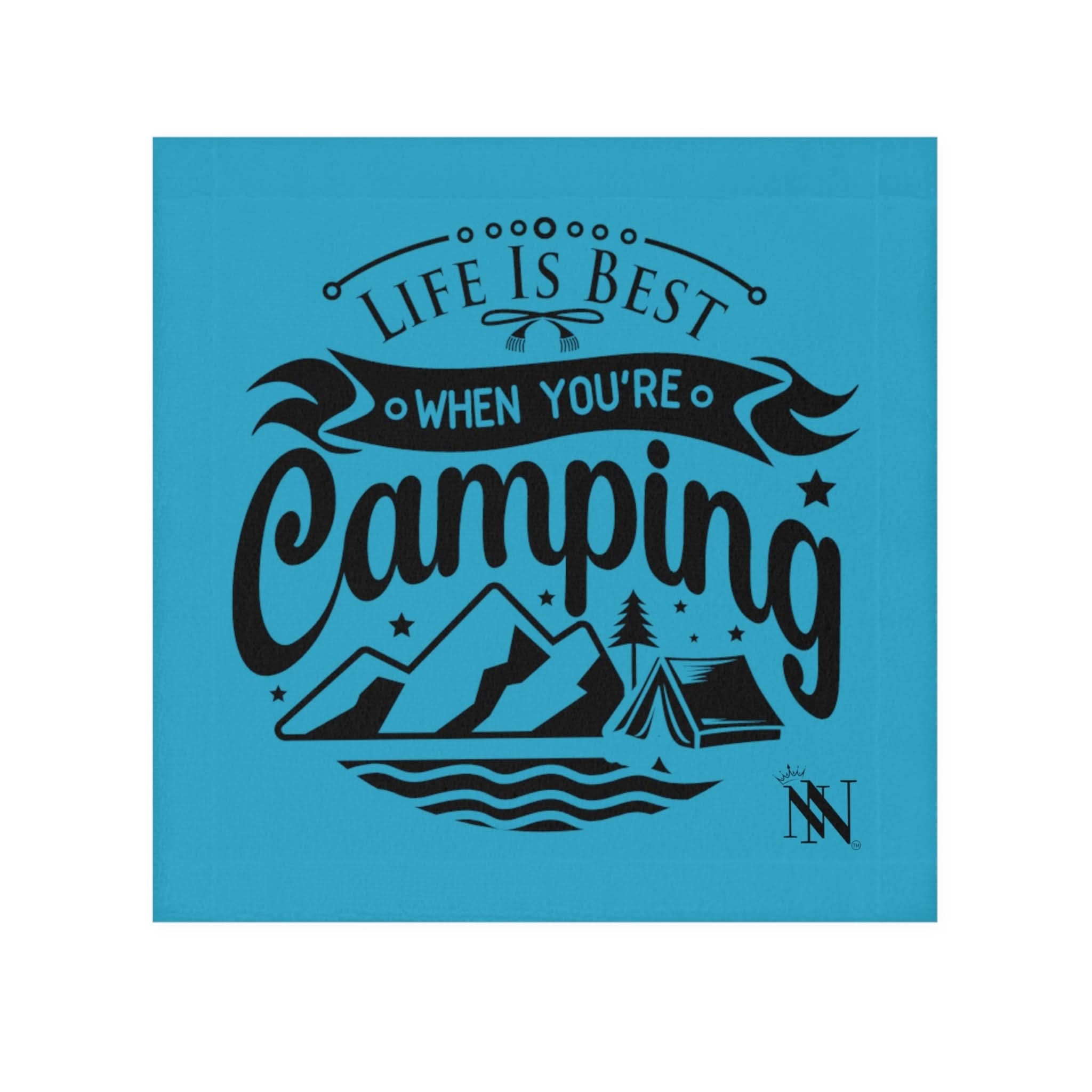 Life is Best When Your Camping Teal | Mix & Match Lils’ Fun-Flirty Lovers’ Towels