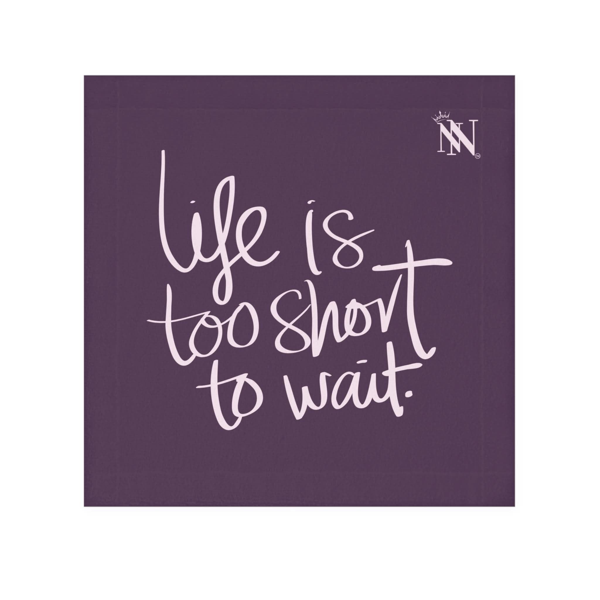Life Is Too Short To Wait | Mix & Match Lils’ Fun-Flirty Lovers’ Towels