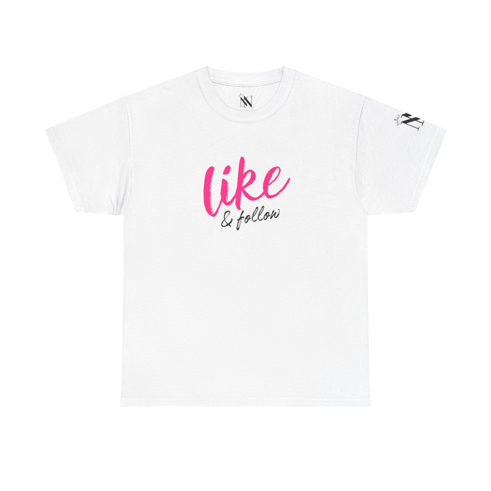 Like & Follow | Mix & Match 100% Cotton Unisex Fun-Flirty Lovers’ Tees
