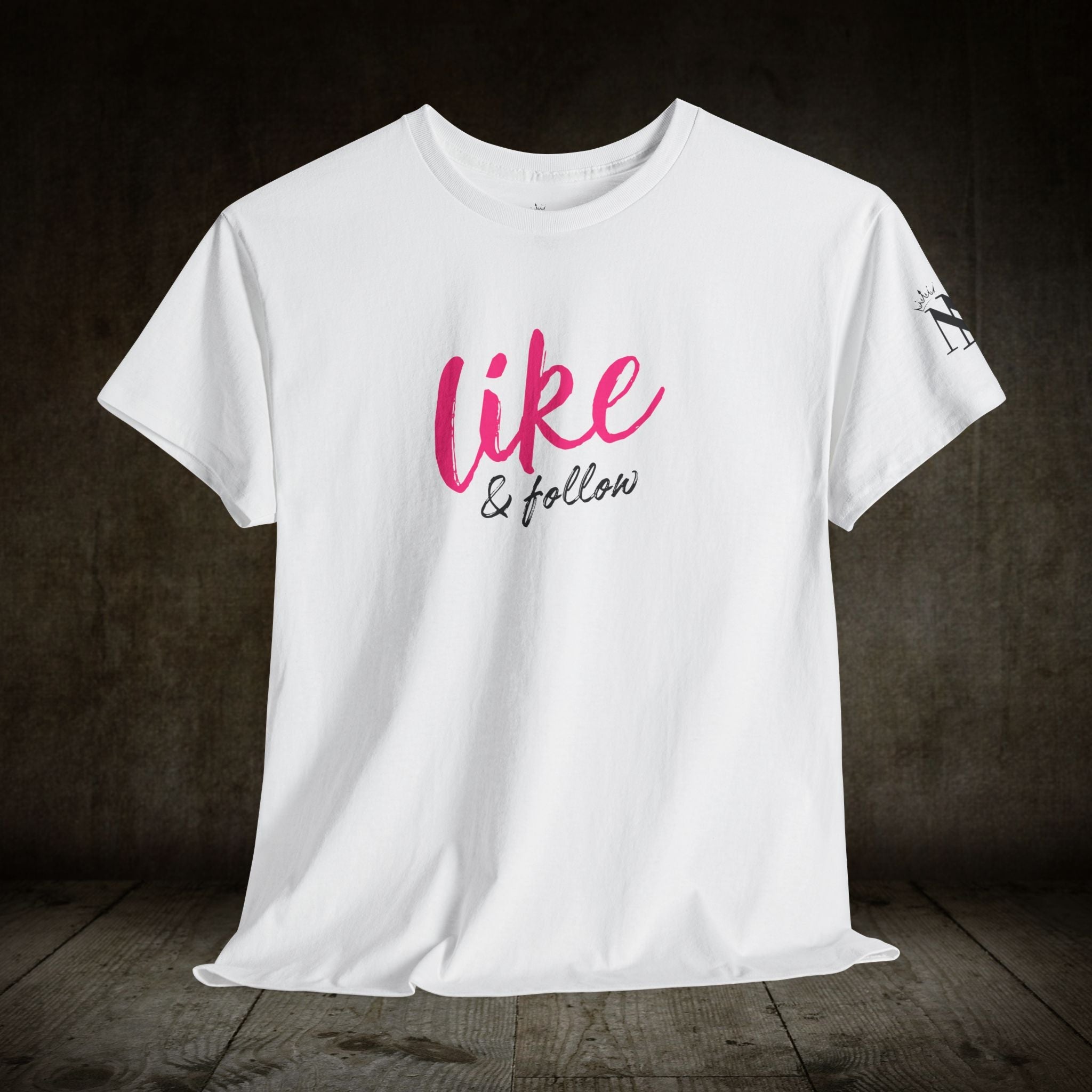Like & Follow | Mix & Match 100% Cotton Unisex Fun-Flirty Lovers’ Tees