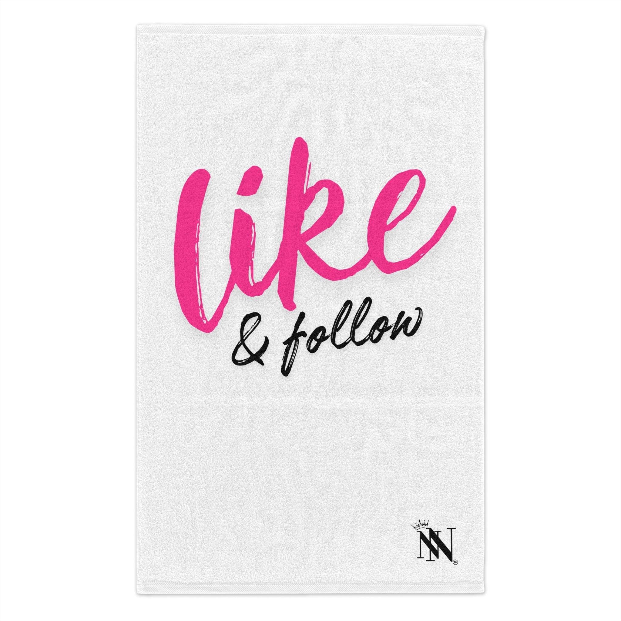 Like & Follow | Mix & Match Soft Fun-Flirty Lovers’ Towels