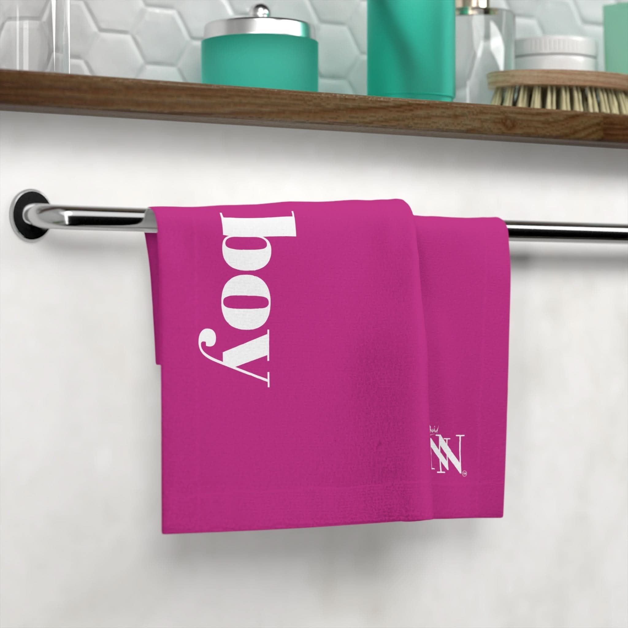 Lil’ Boy Fuscia | Mix & Match Lils’ Fun-Flirty Lovers’ Towels