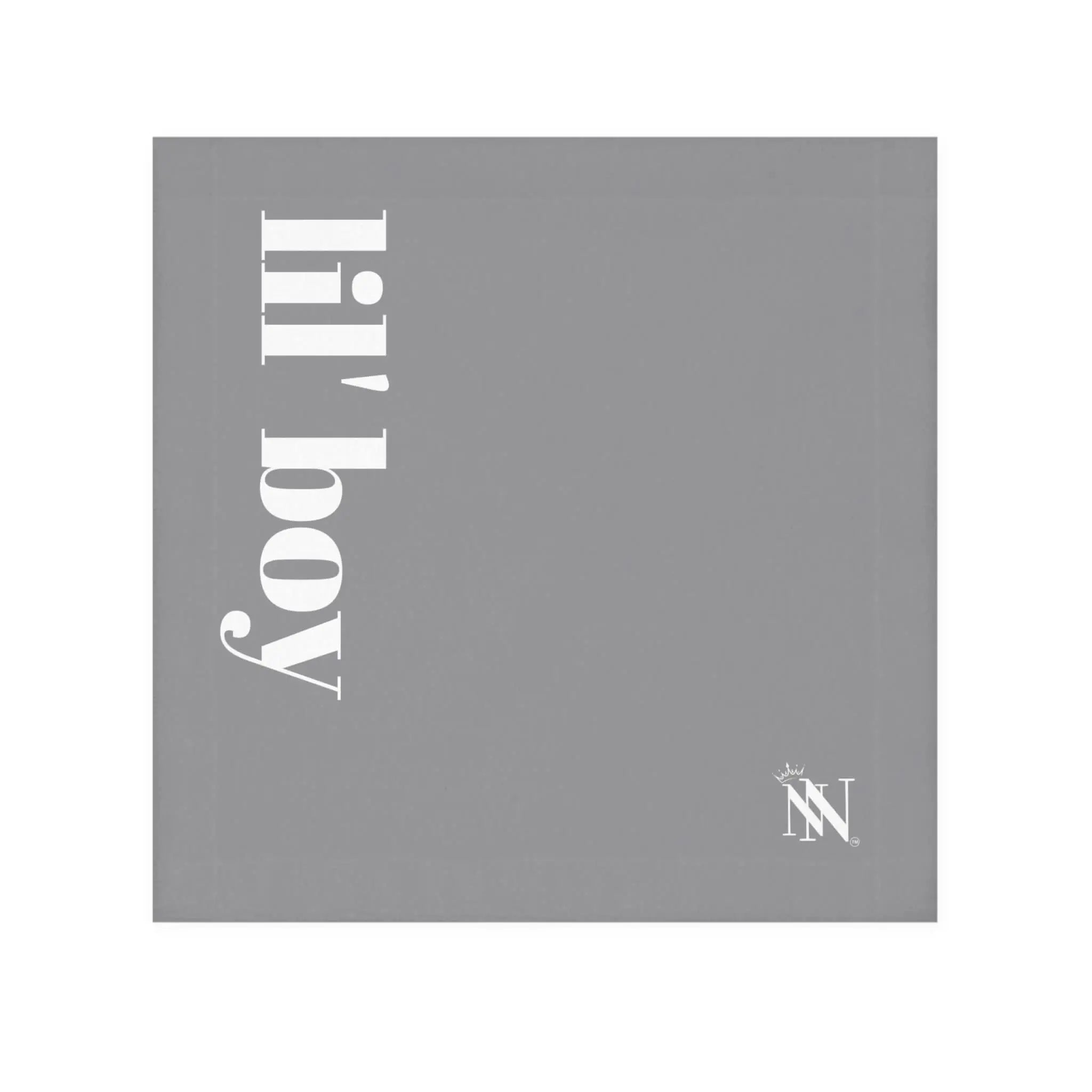 Lil’ Boy Grey | Mix & Match Lils’ Fun-Flirty Lovers’ Towels
