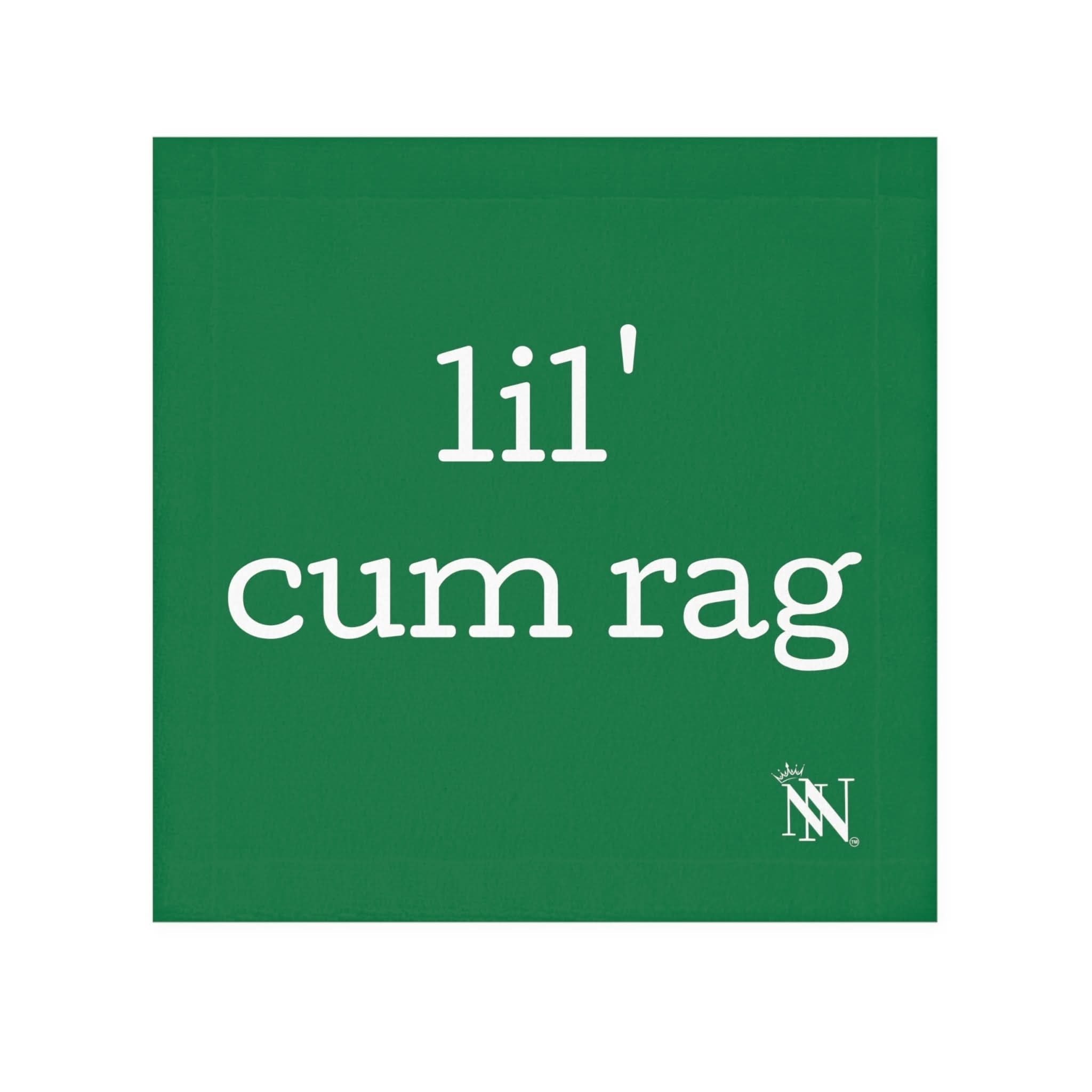 Lil’ Green Cum Rag | Mix & Match Lils’ Fun-Flirty Lovers’ Towels