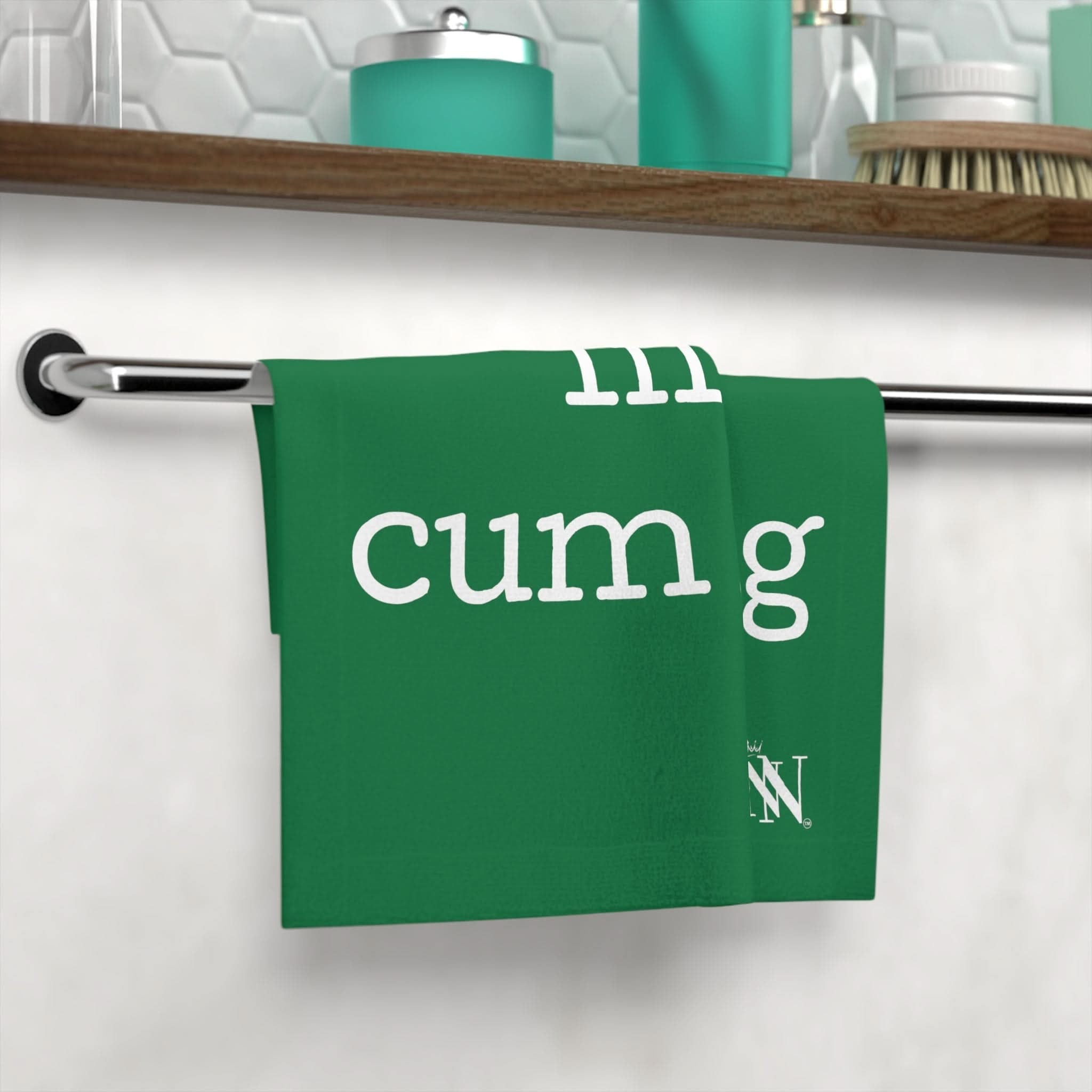 Lil’ Green Cum Rag | Mix & Match Lils’ Fun-Flirty Lovers’ Towels