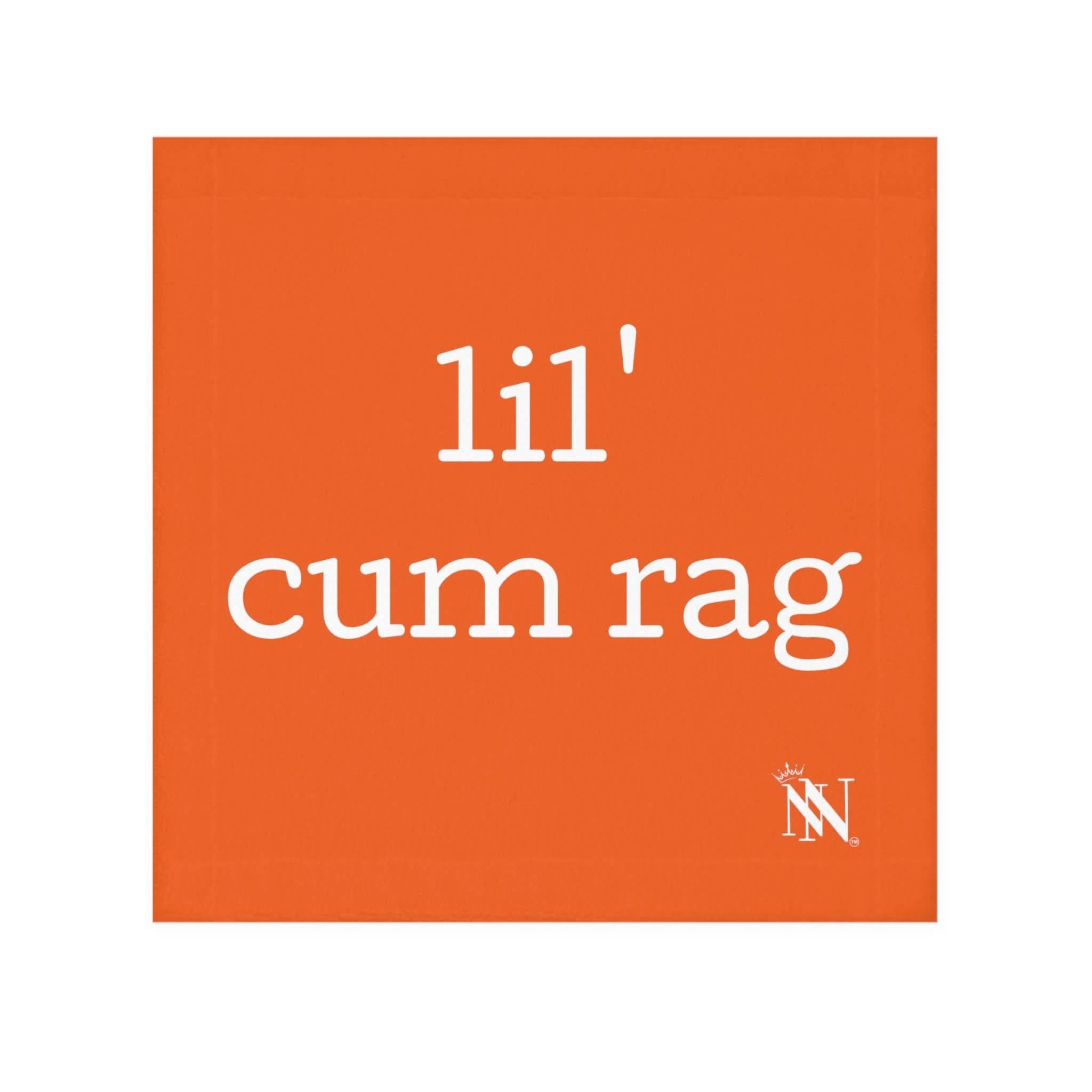 Lil’ Orange Cum Rag | Mix & Match Lils’ Fun-Flirty Lovers’ Towels