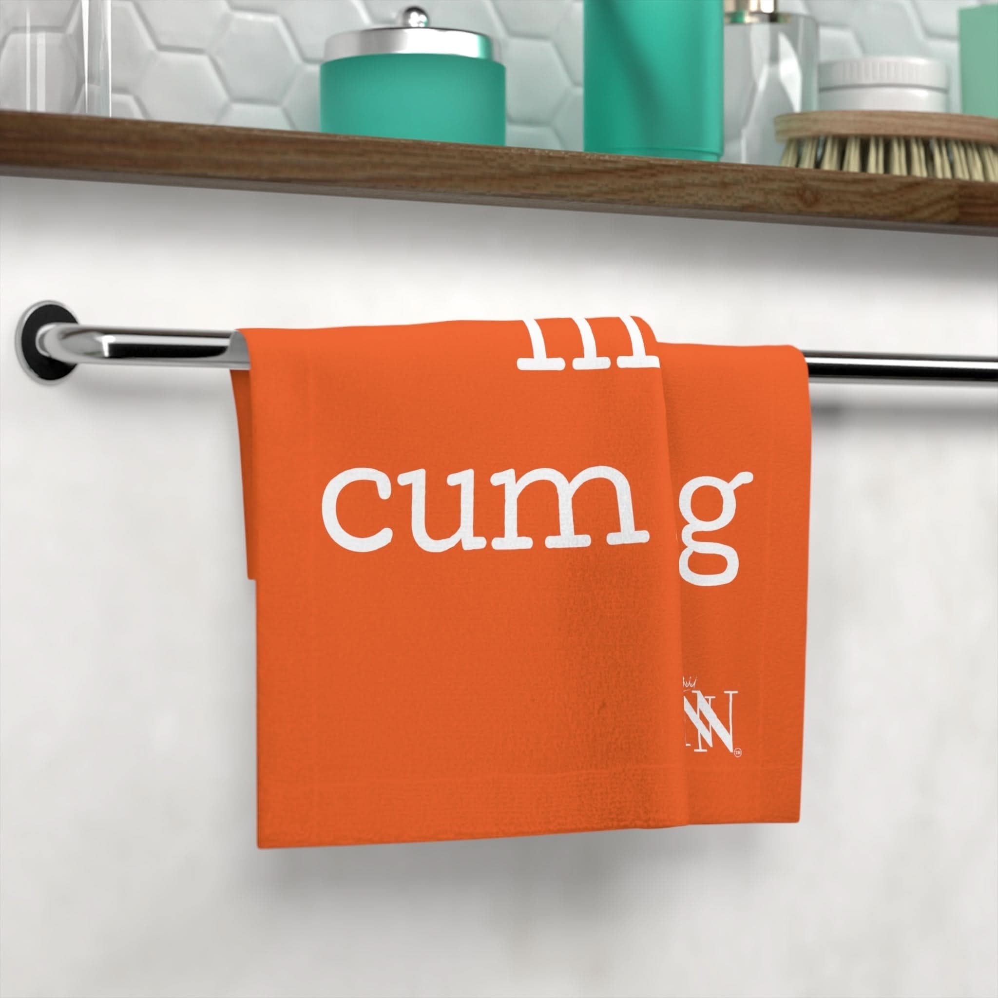 Lil’ Orange Cum Rag | Mix & Match Lils’ Fun-Flirty Lovers’ Towels