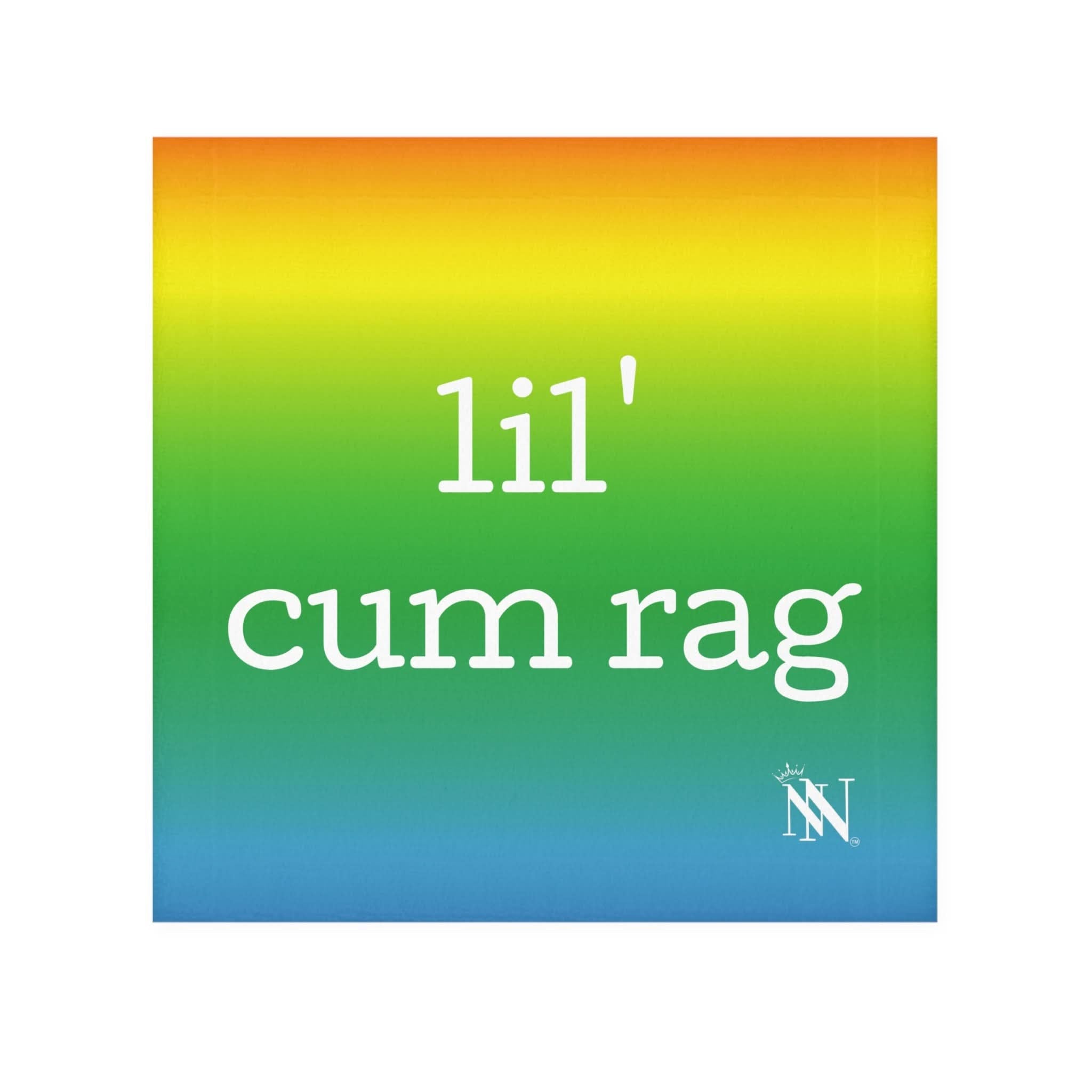 Lil’ Rainbow Cum Rag | Mix & Match Lils’ Fun-Flirty Lovers’ Towels
