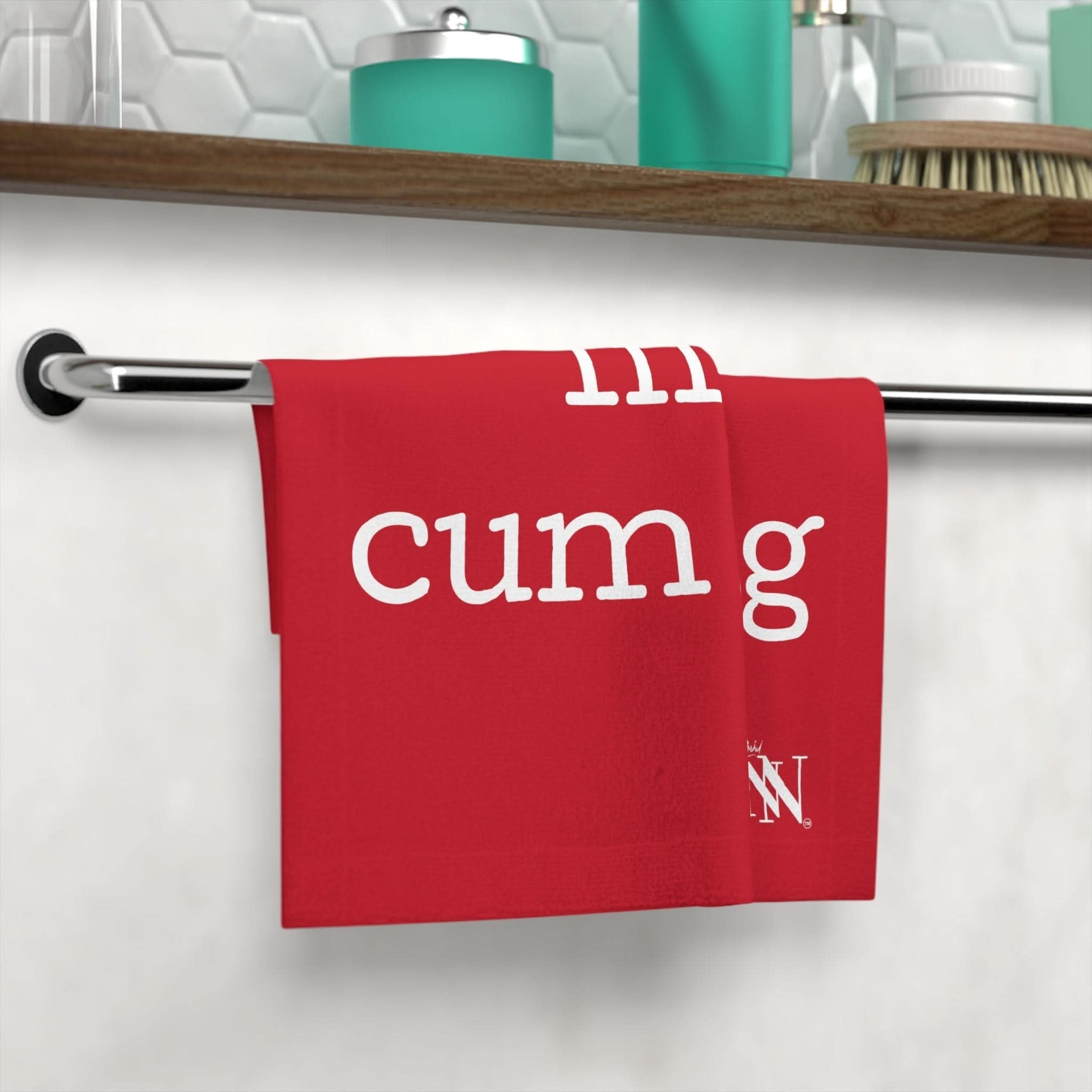 Lil’ Red Cum Rag | Mix & Match Lils’ Fun-Flirty Lovers’ Towels