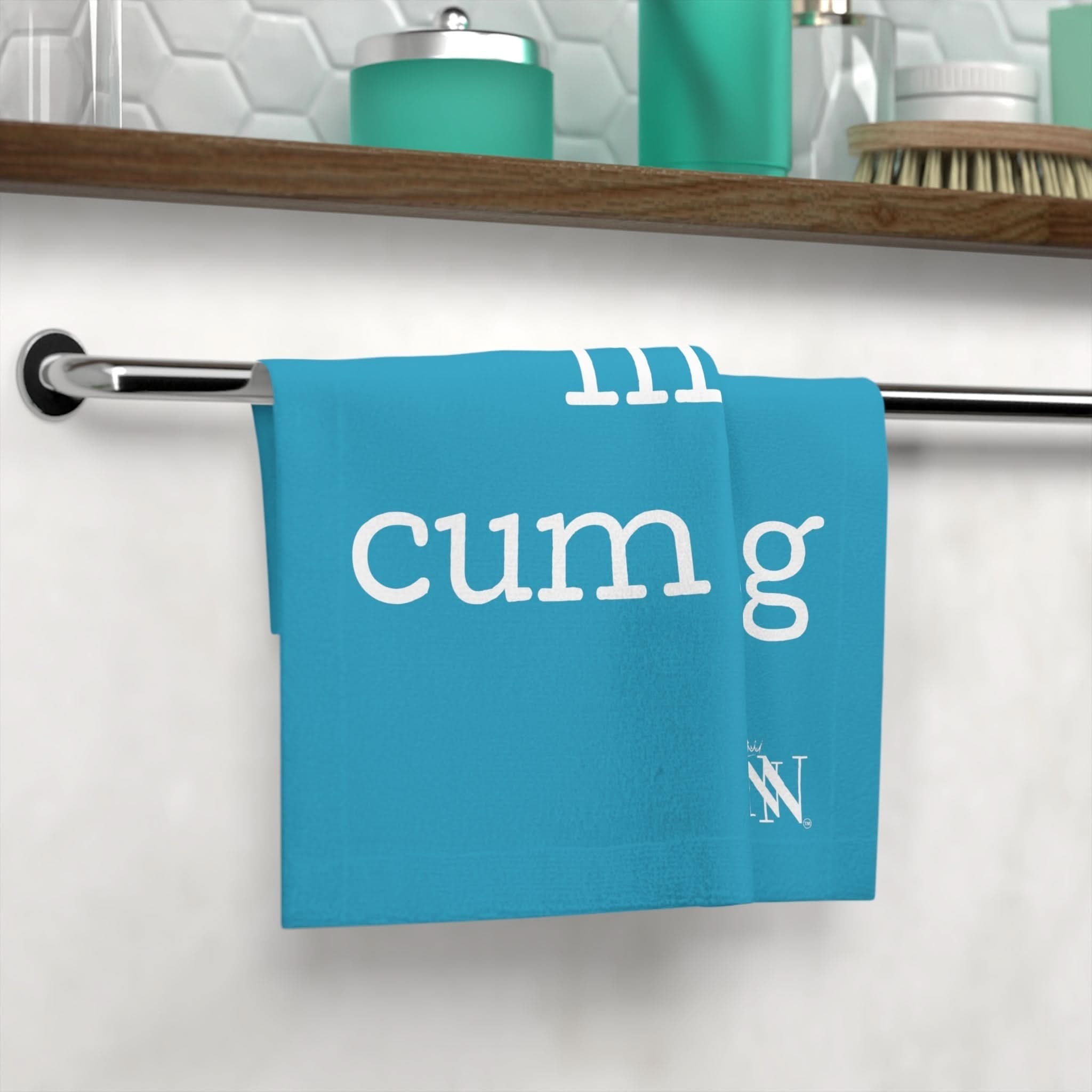 Lil’ Teal Cum Rag | Mix & Match Lils’ Fun-Flirty Lovers’ Towels