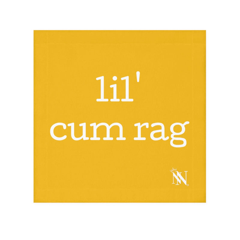 Lil’ Yellow Cum Rag | Mix & Match Lils’ Fun-Flirty Lovers’ Towels