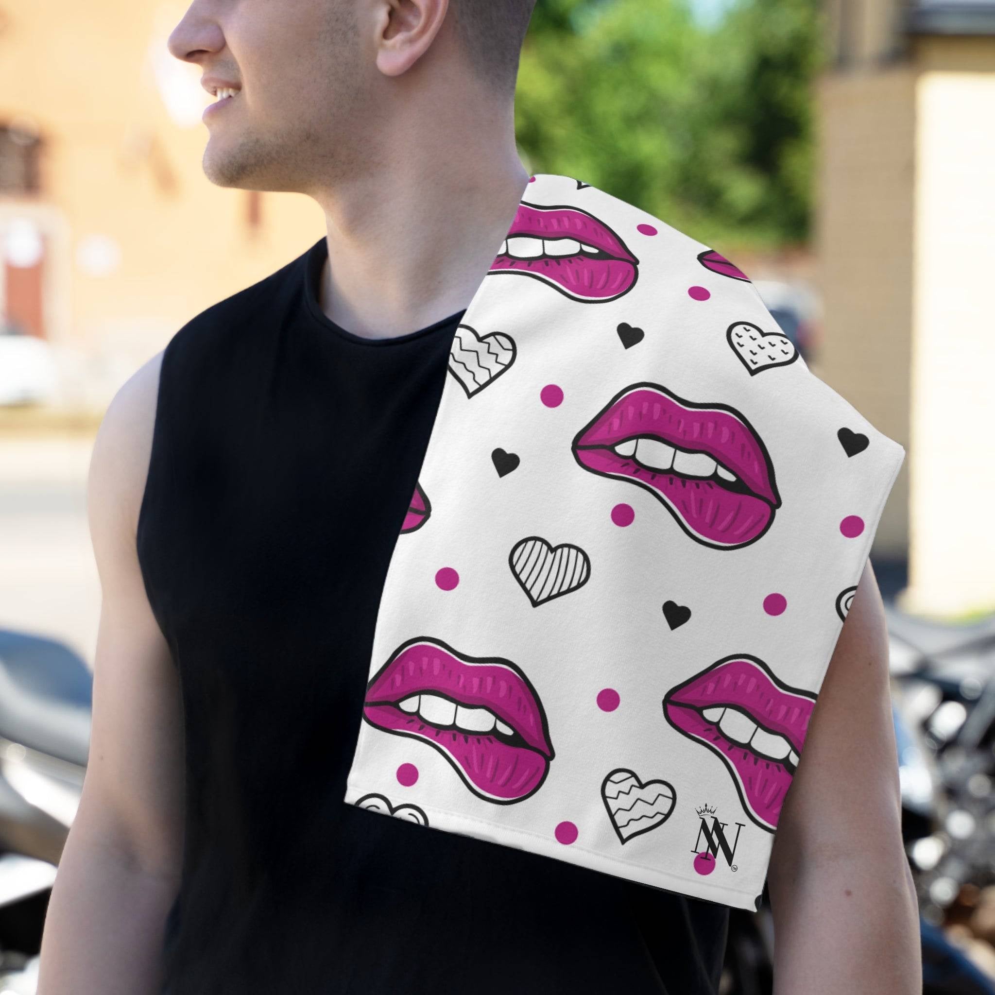 Lip Biter | Mix & Match Soft Fun-Flirty Lovers’ Towels