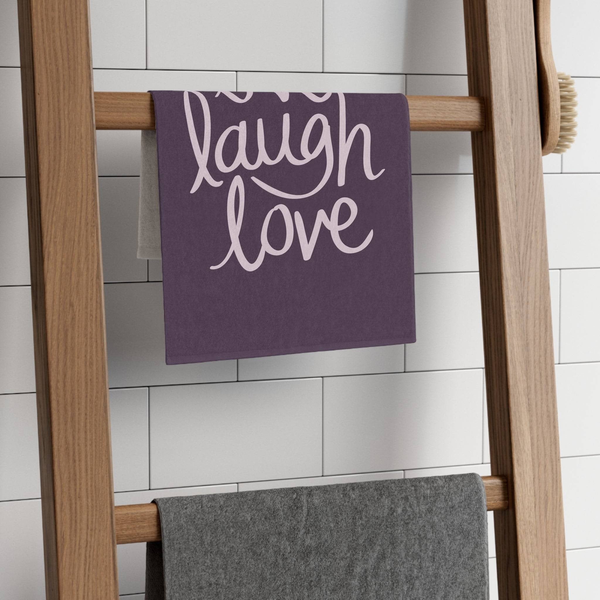 Live Laugh Love | Mix & Match Soft Fun-Flirty Lovers’ Towels