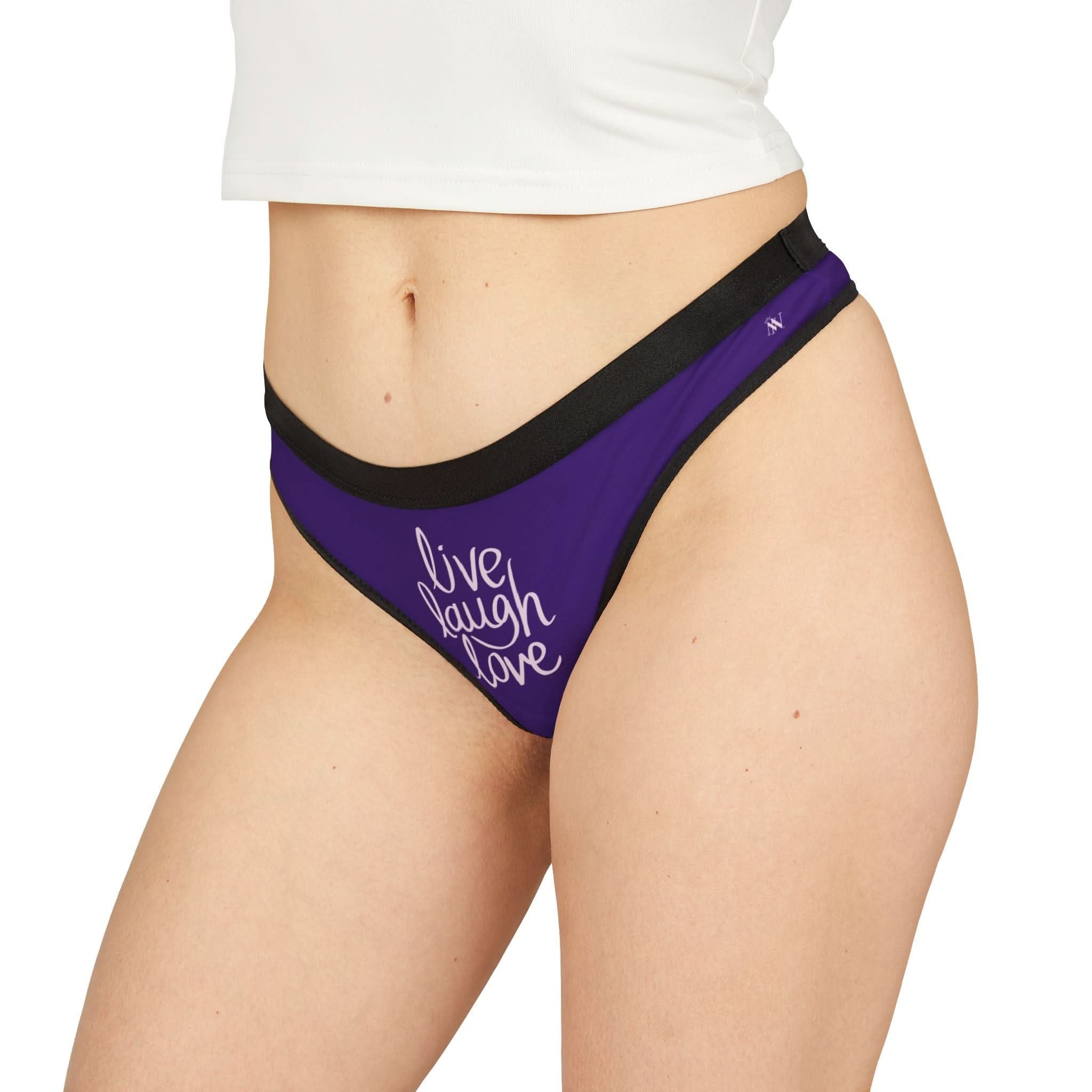 Live Laugh Love | Mix & Match Women’s Fun-Flirty Lovers’ Thongs