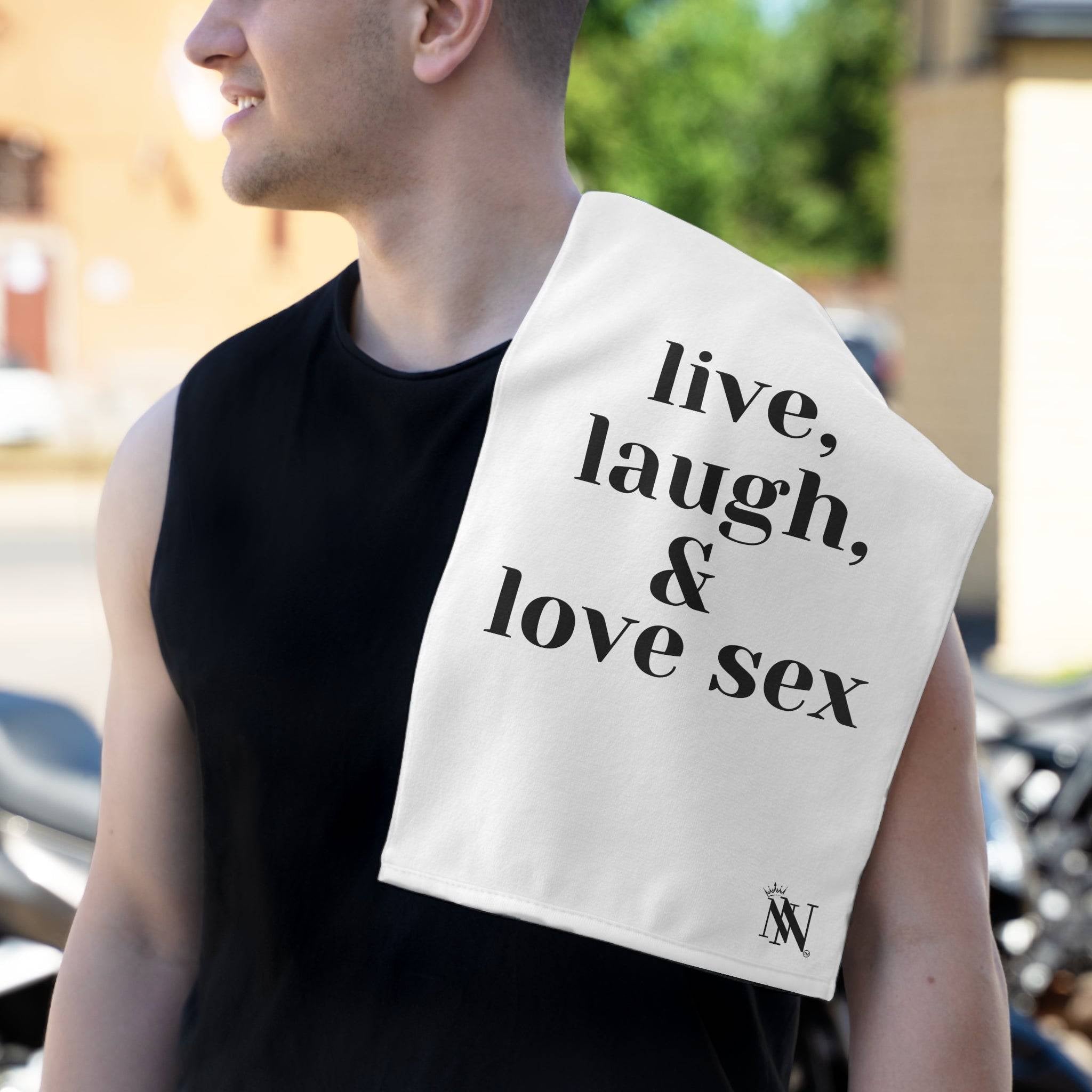 Live Laugh & Love Sex | Mix & Match Soft Fun-Flirty Lovers’ Towels
