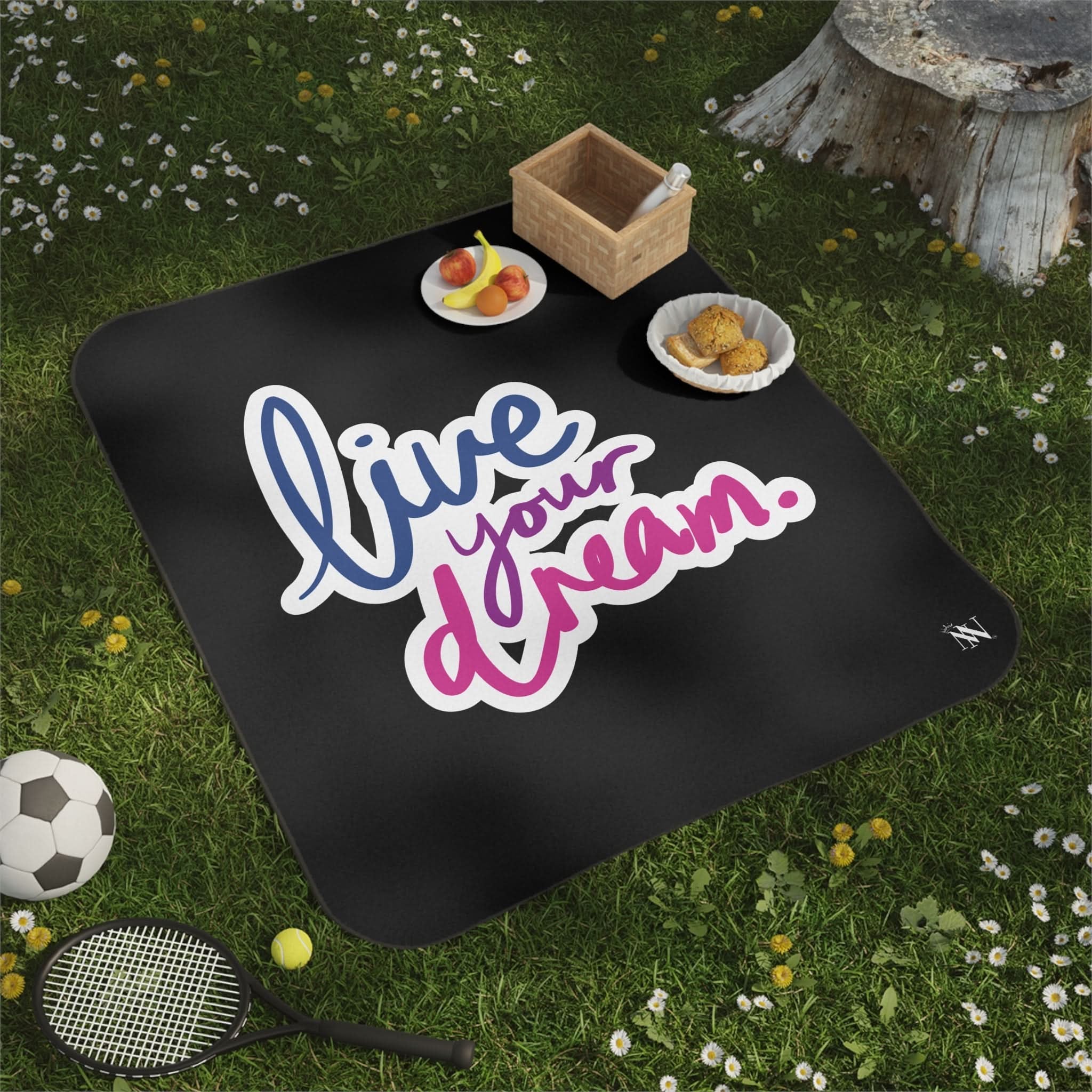 Live Your Dream! | Mix Match Fun-Flirty Lovers’ Water-Resistant Blankets