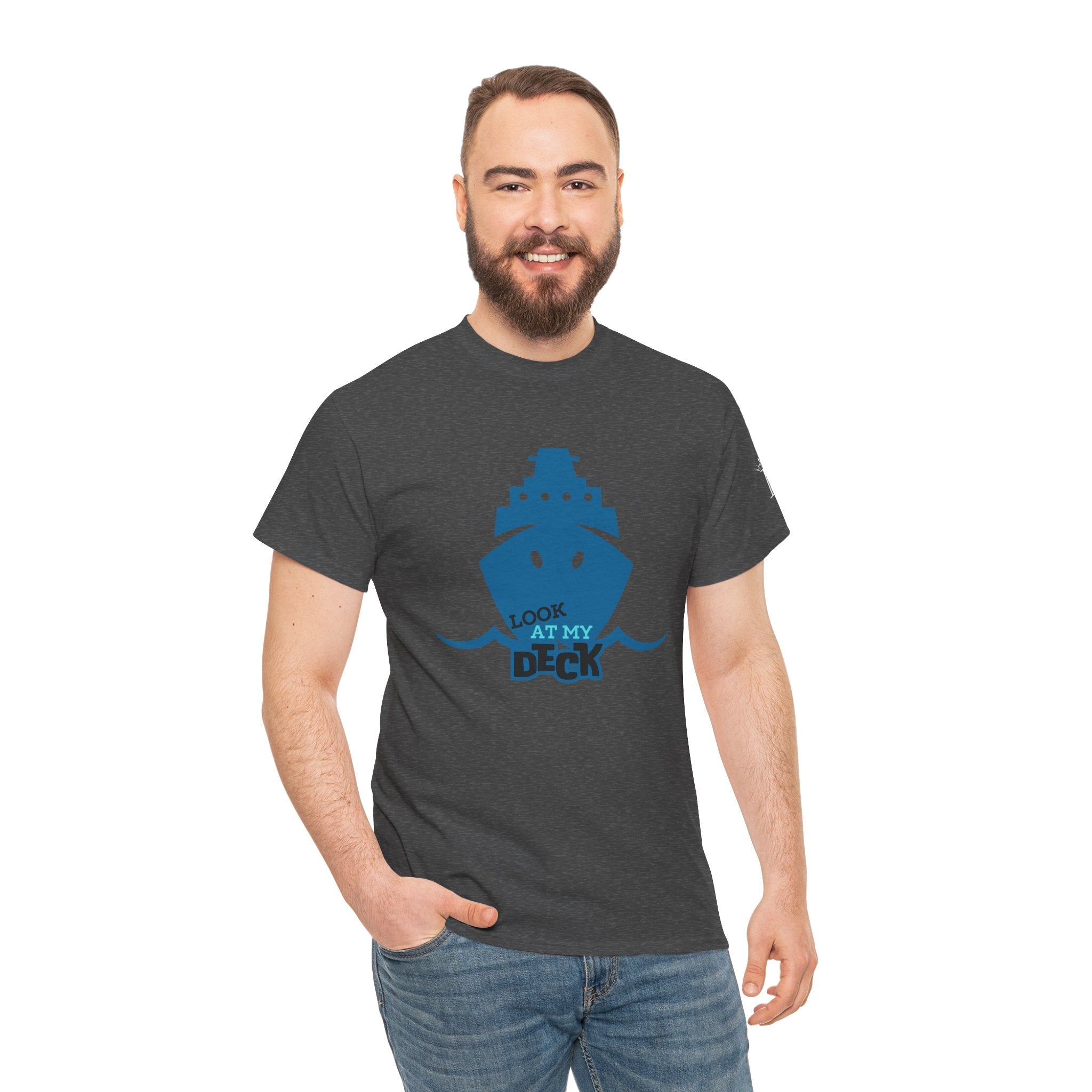 Look at My Deck Cruise Ship Vacation | Mix & Match 100% Cotton Unisex Fun-Flirty Lovers’ Tees