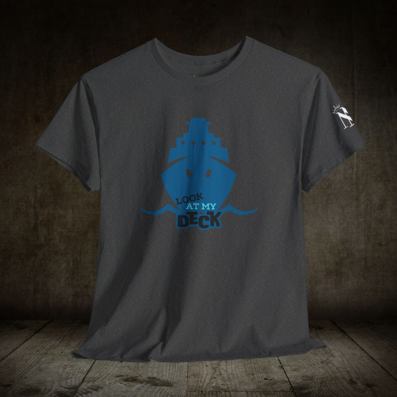 Look at My Deck Cruise Ship Vacation | Mix & Match 100% Cotton Unisex Fun-Flirty Lovers’ Tees