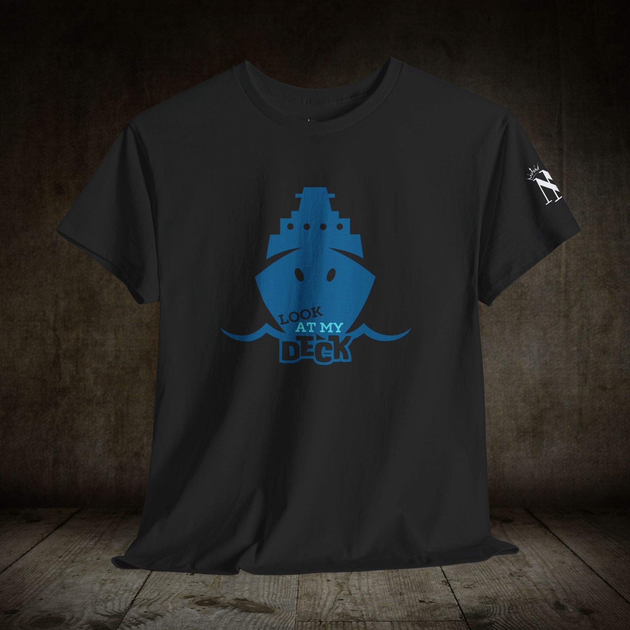 Look at My Deck Cruise Ship Vacation | Mix & Match 100% Cotton Unisex Fun-Flirty Lovers’ Tees