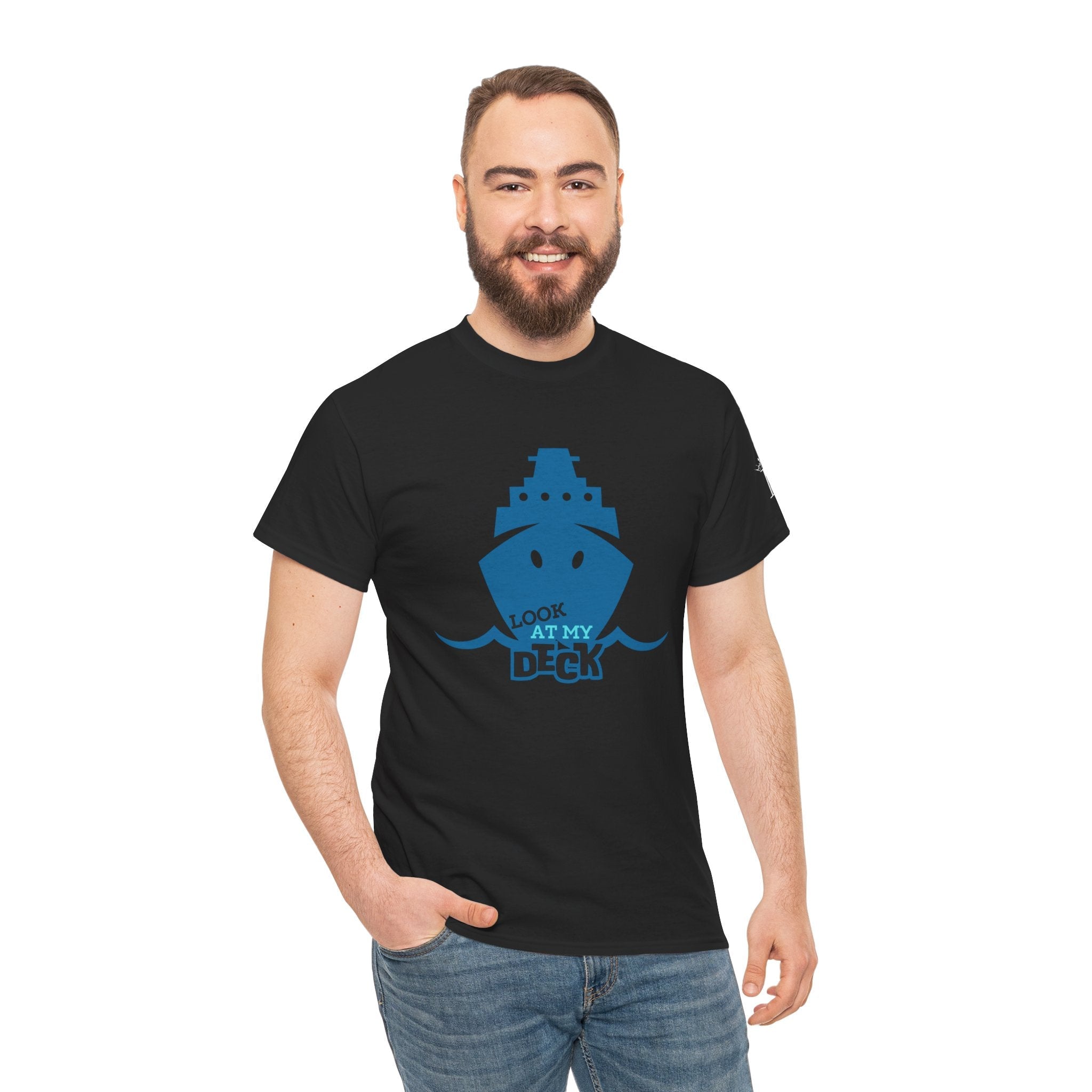 Look at My Deck Cruise Ship Vacation | Mix & Match 100% Cotton Unisex Fun-Flirty Lovers’ Tees