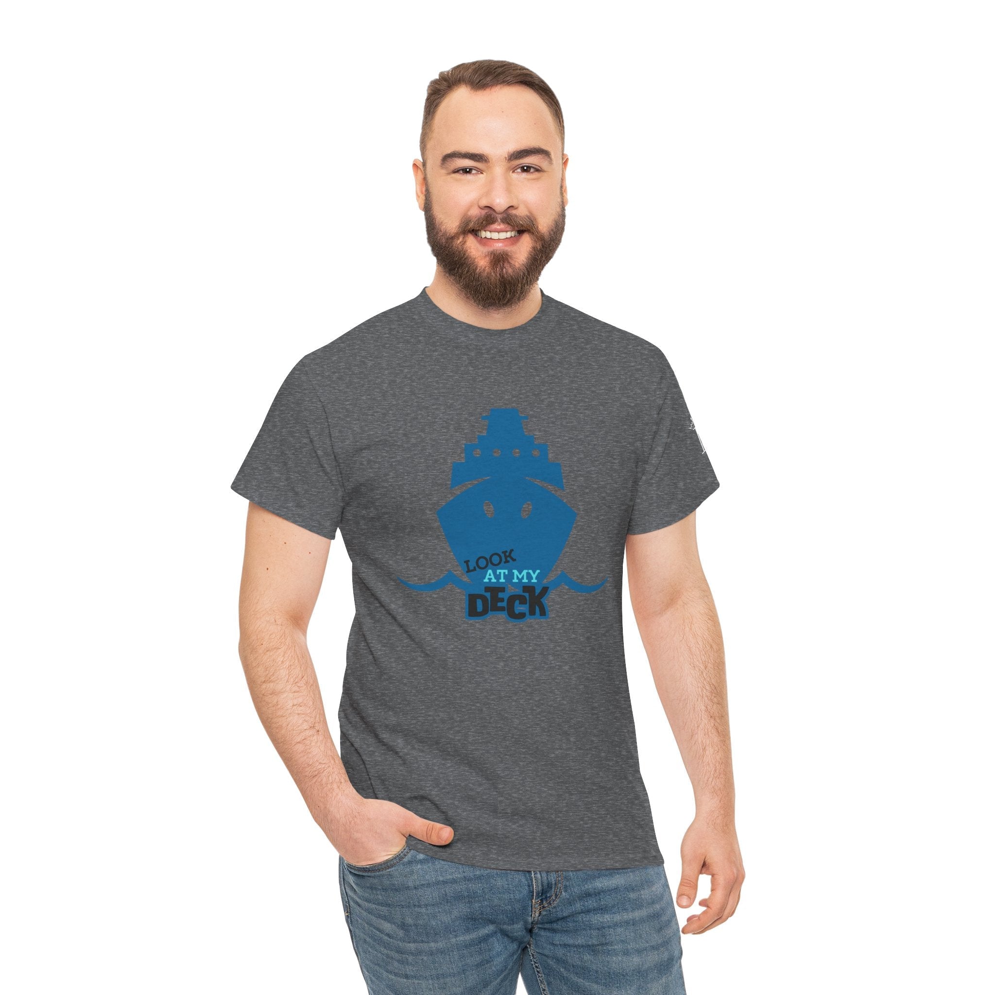 Look at My Deck Cruise Ship Vacation | Mix & Match 100% Cotton Unisex Fun-Flirty Lovers’ Tees