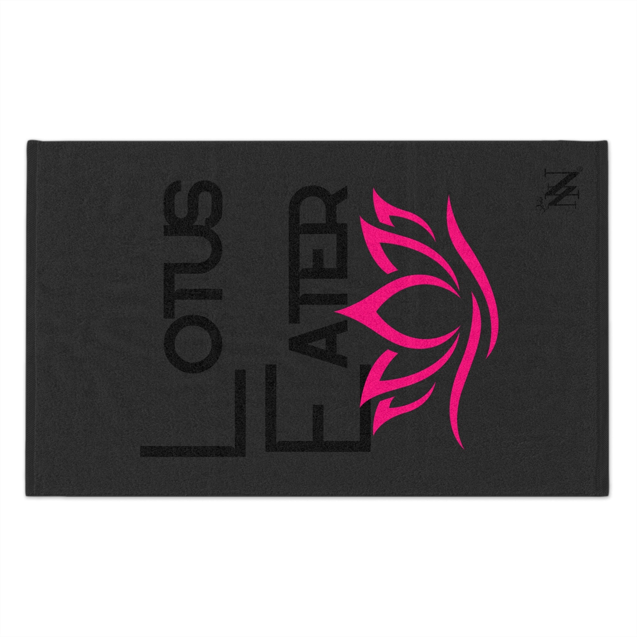 Lotus Eater Dark Grey | Mix & Match Soft Fun-Flirty Lovers’ Towels