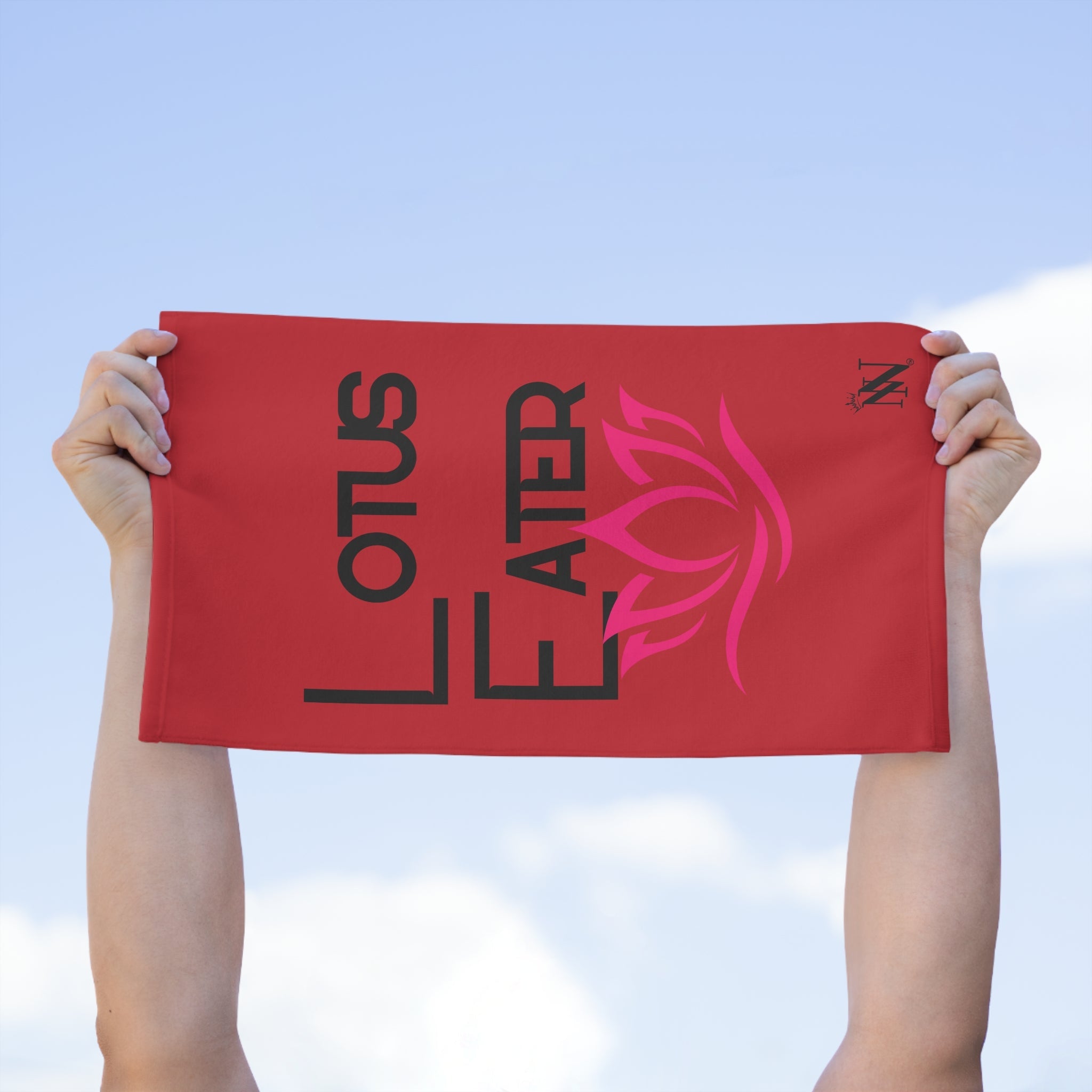 Lotus Eater Red | Mix & Match Soft Fun-Flirty Lovers’ Towels