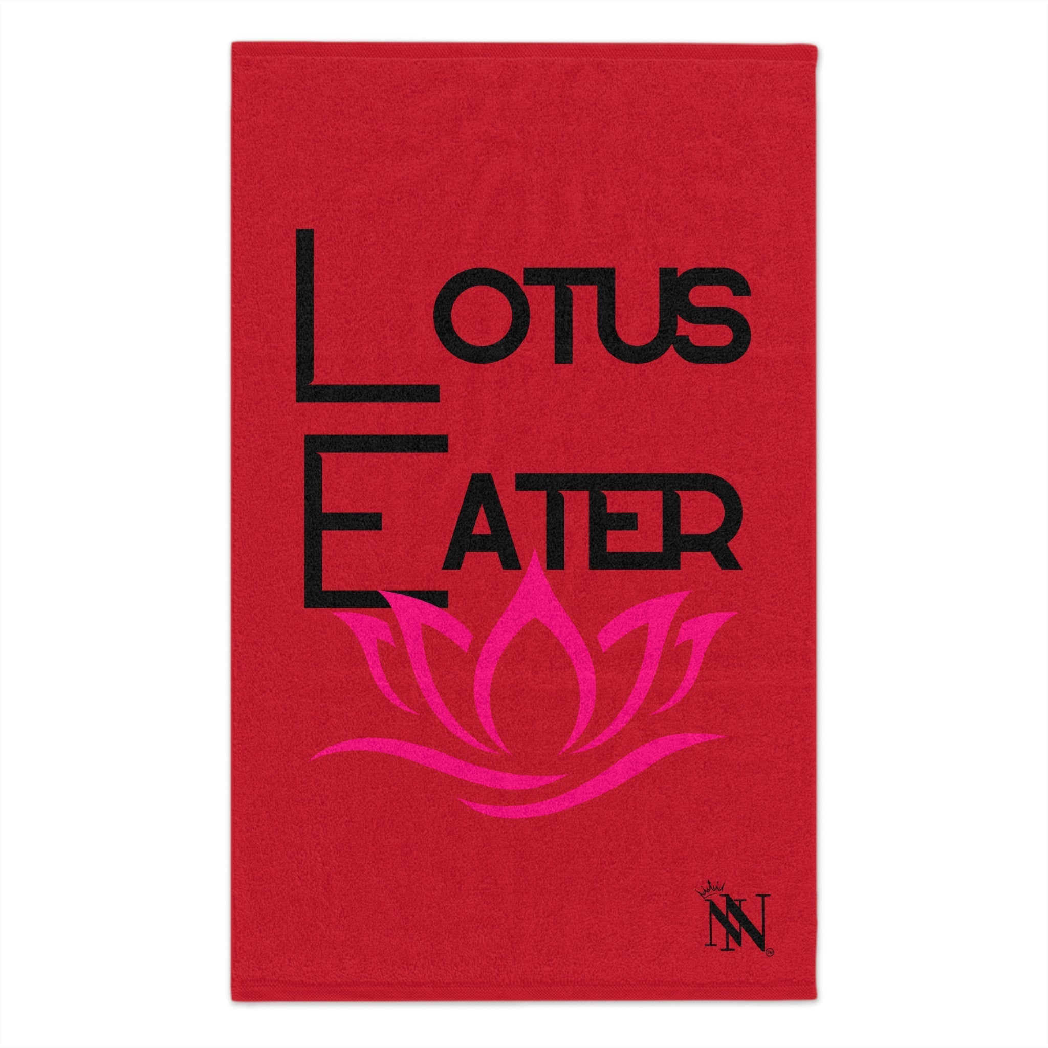 Lotus Eater Red | Mix & Match Soft Fun-Flirty Lovers’ Towels