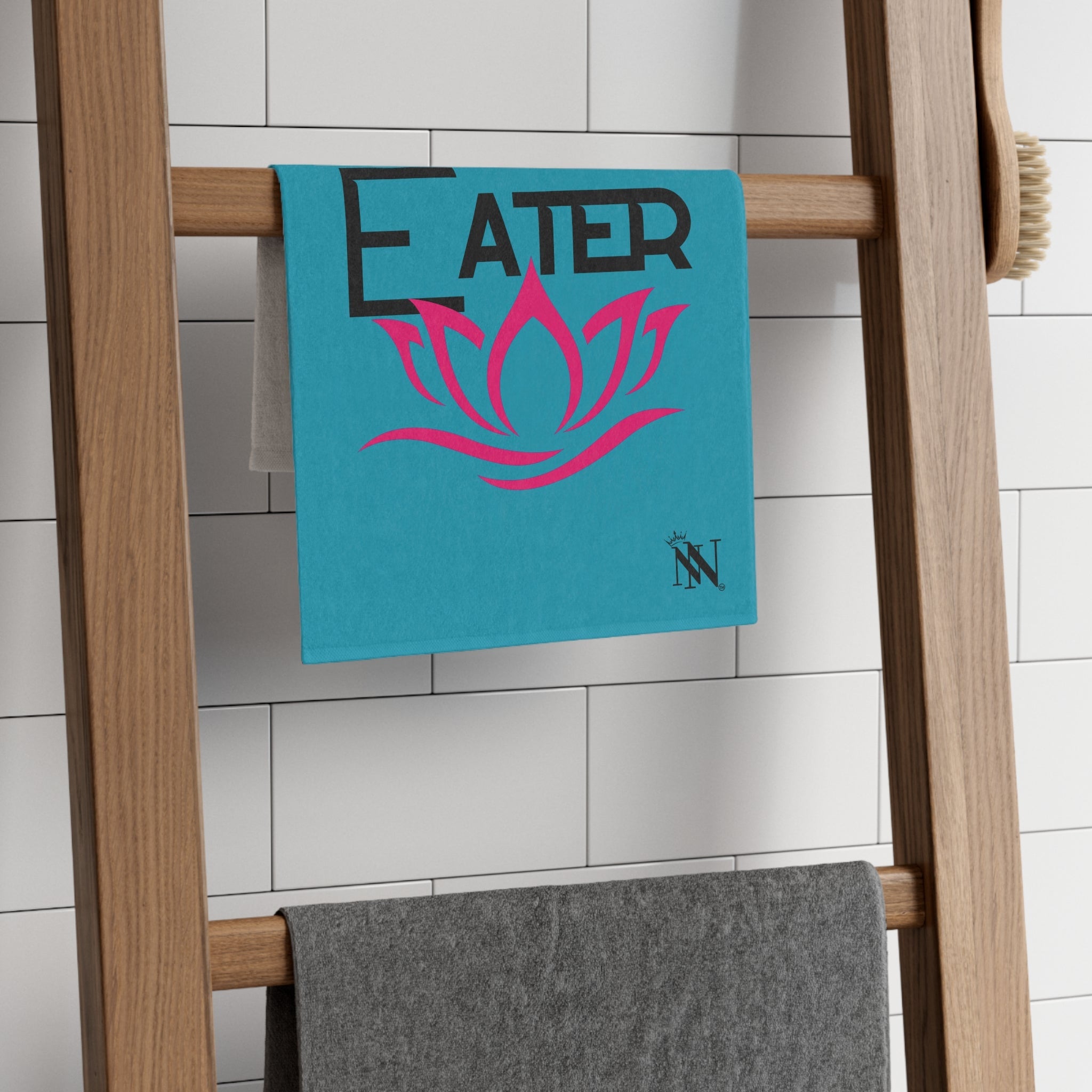Lotus Eater Teal | Mix & Match Soft Fun-Flirty Lovers’ Towels