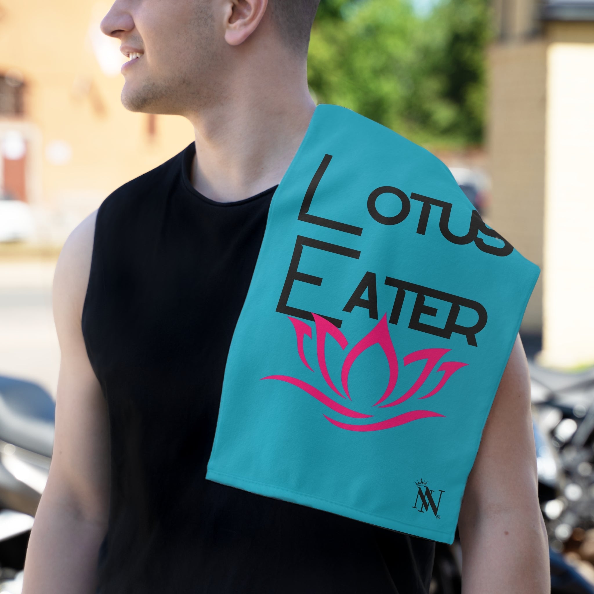 Lotus Eater Teal | Mix & Match Soft Fun-Flirty Lovers’ Towels