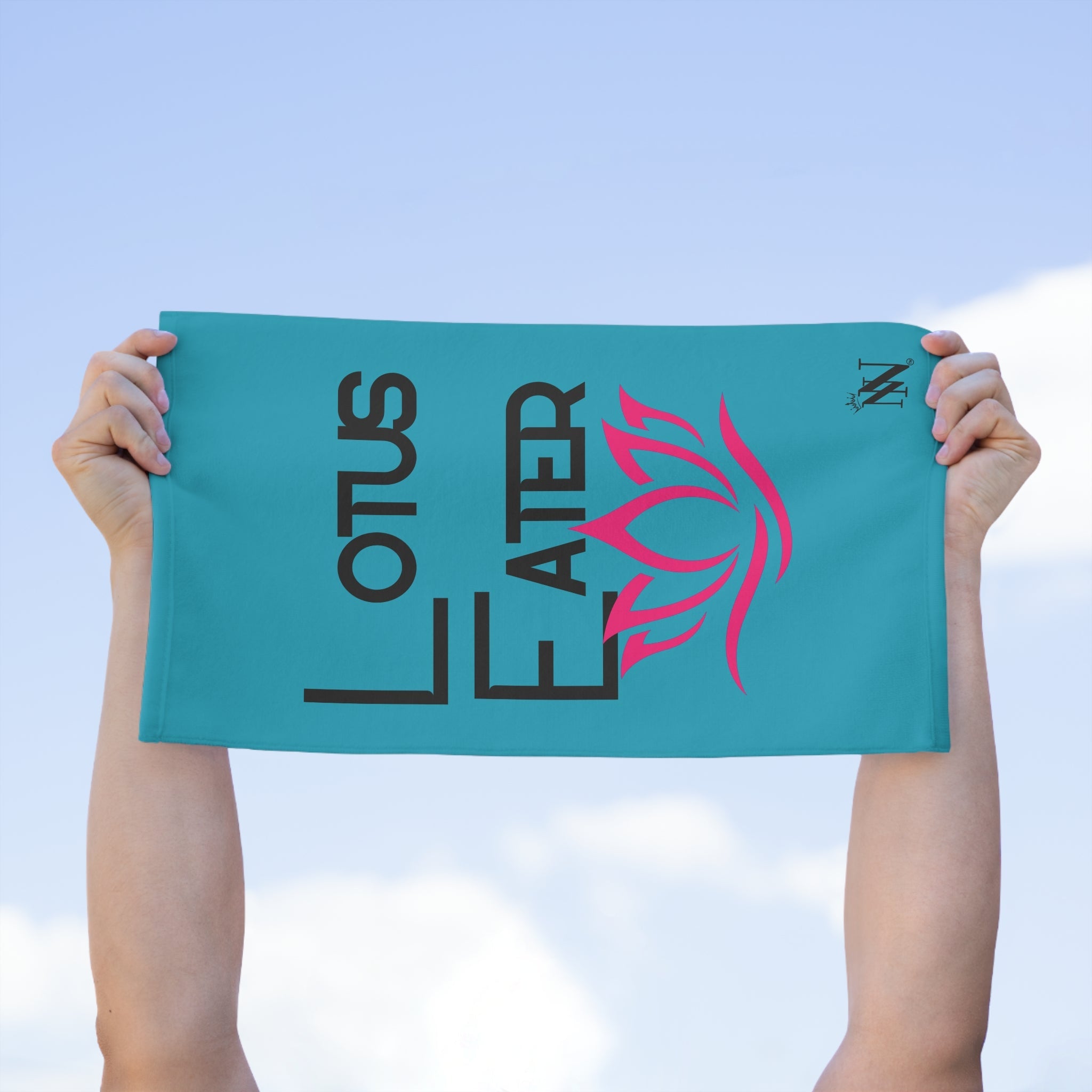 Lotus Eater Teal | Mix & Match Soft Fun-Flirty Lovers’ Towels