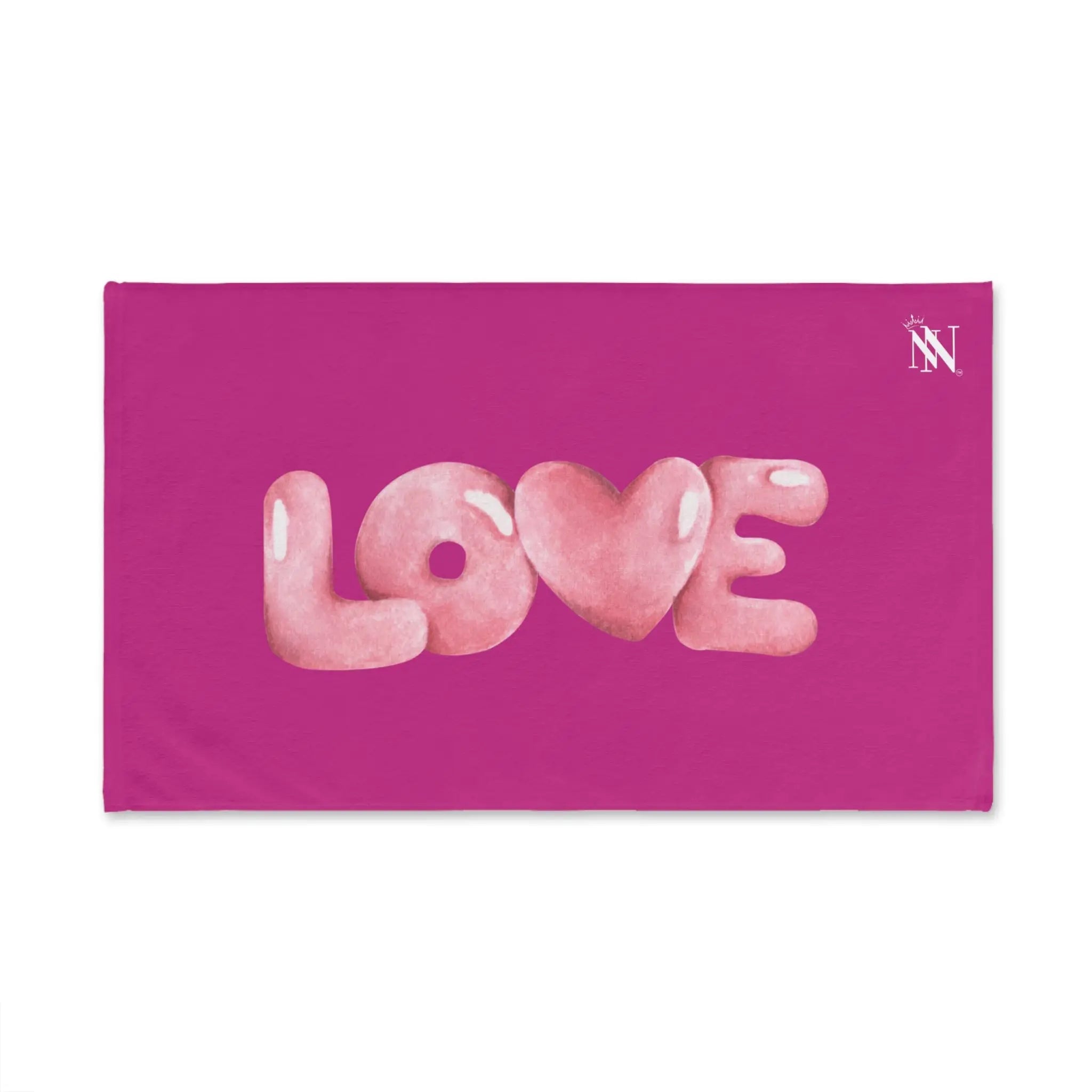 Love Bubble Hot Pink | Mix & Match Original Fun-Flirty Lovers’ Towels