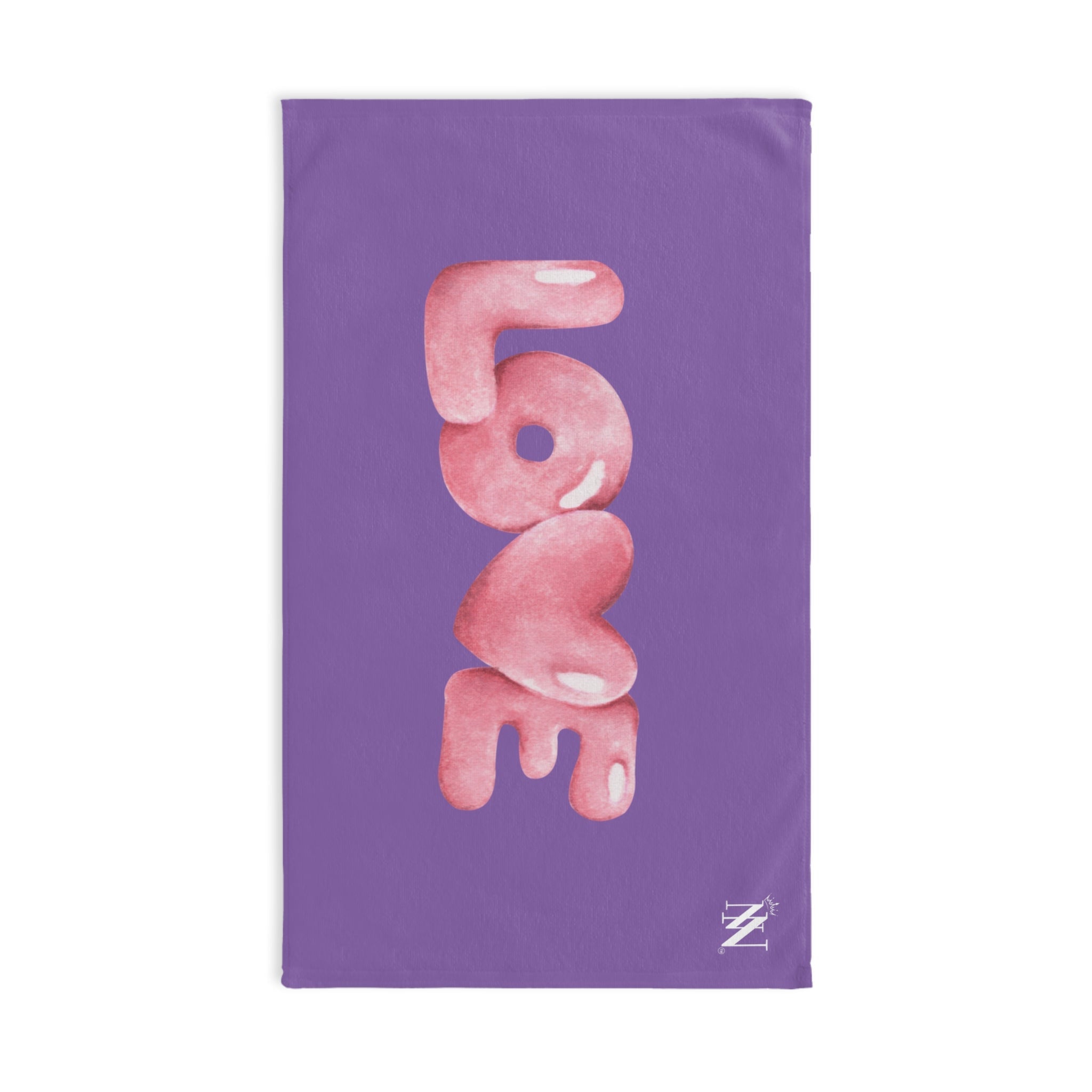 Love Bubble Lavendar | Mix & Match Original Fun-Flirty Lovers’ Towels
