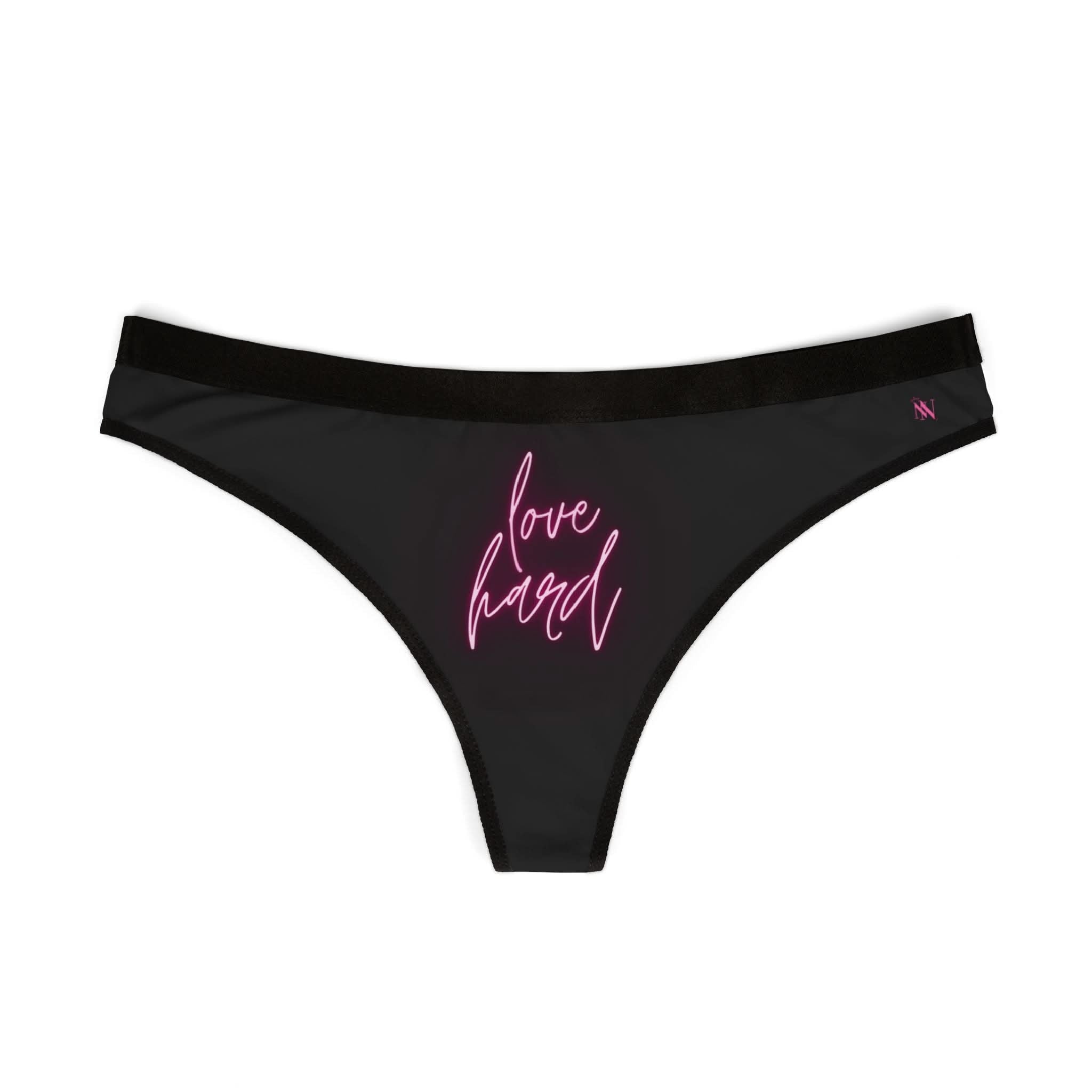 Love Hard | Mix & Match Women’s Fun-Flirty Lovers’ Thongs