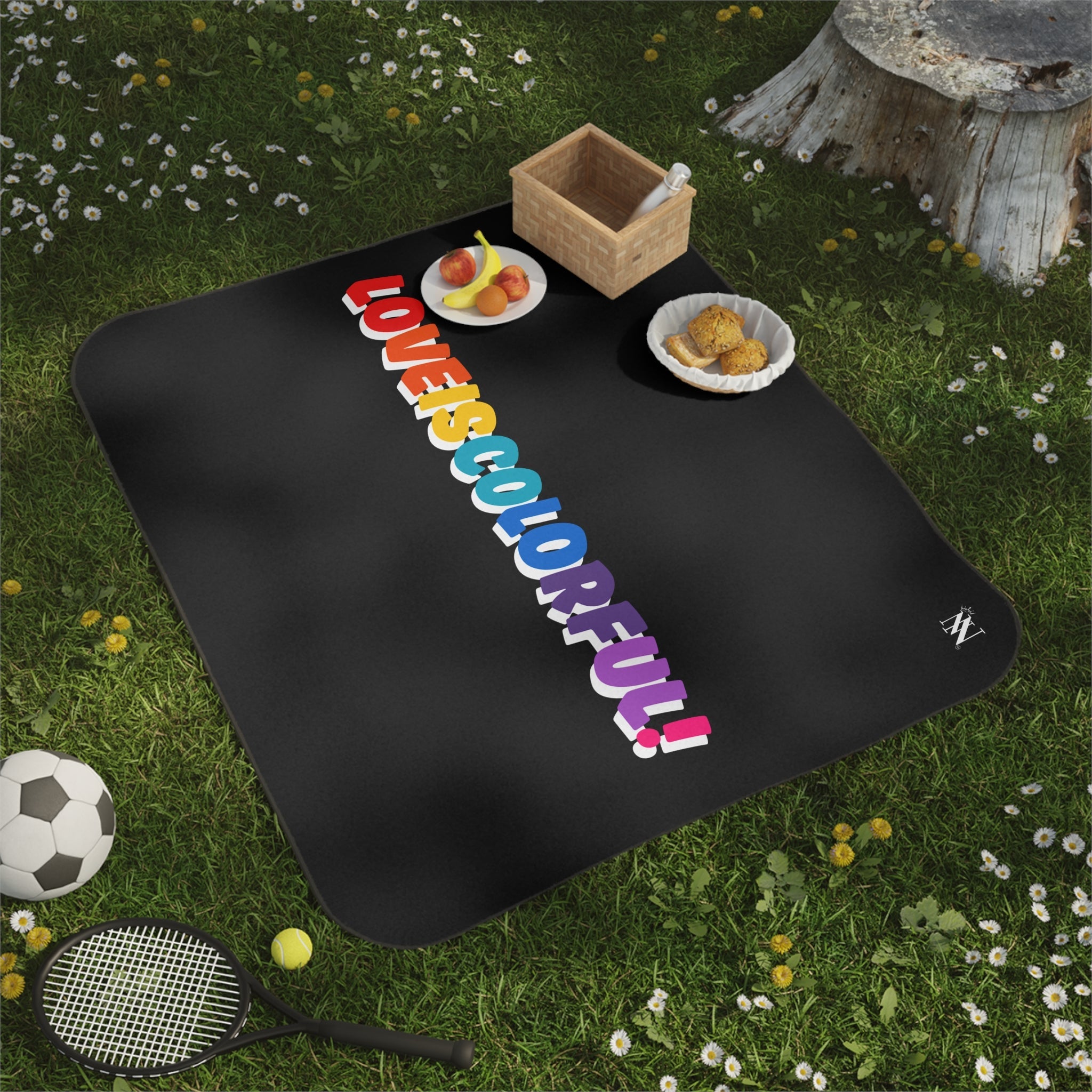 Love is Colorful! | Mix Match Fun-Flirty Lovers’ Water-Resistant Blankets