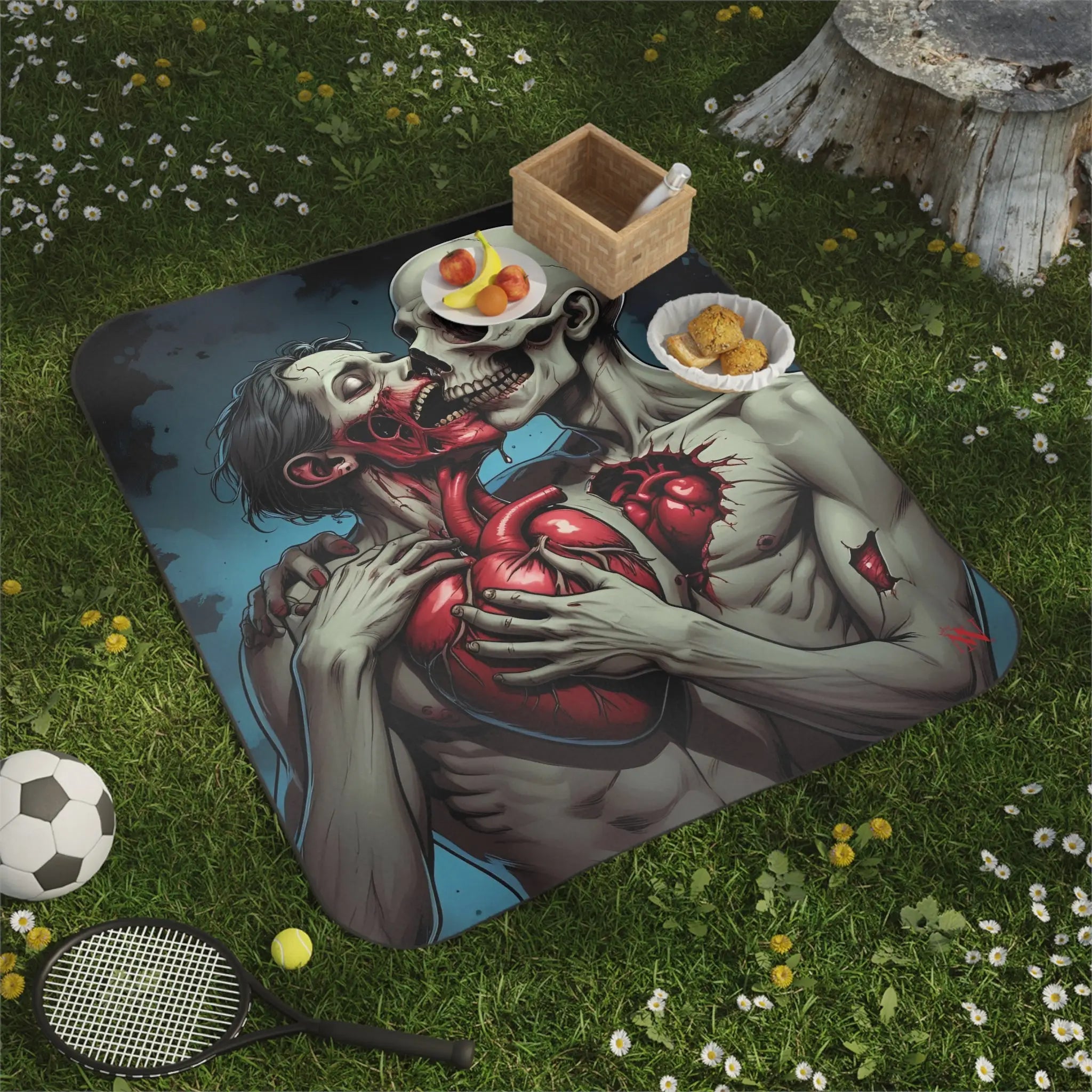 Love is Death | Mix Match Fun-Flirty Lovers’ Water-Resistant Blankets