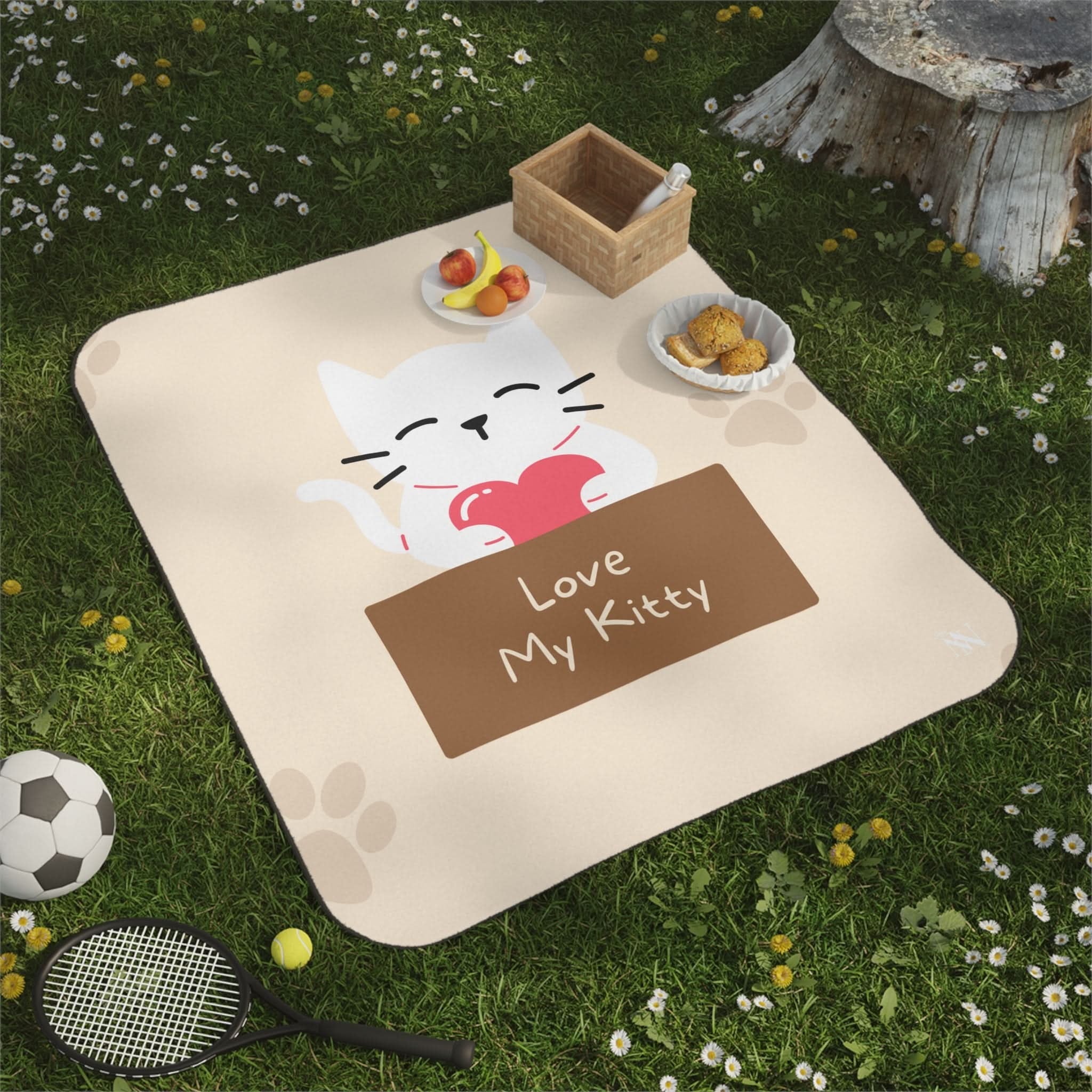Love My Kitty | Mix Match Fun-Flirty Lovers’ Water-Resistant Blankets