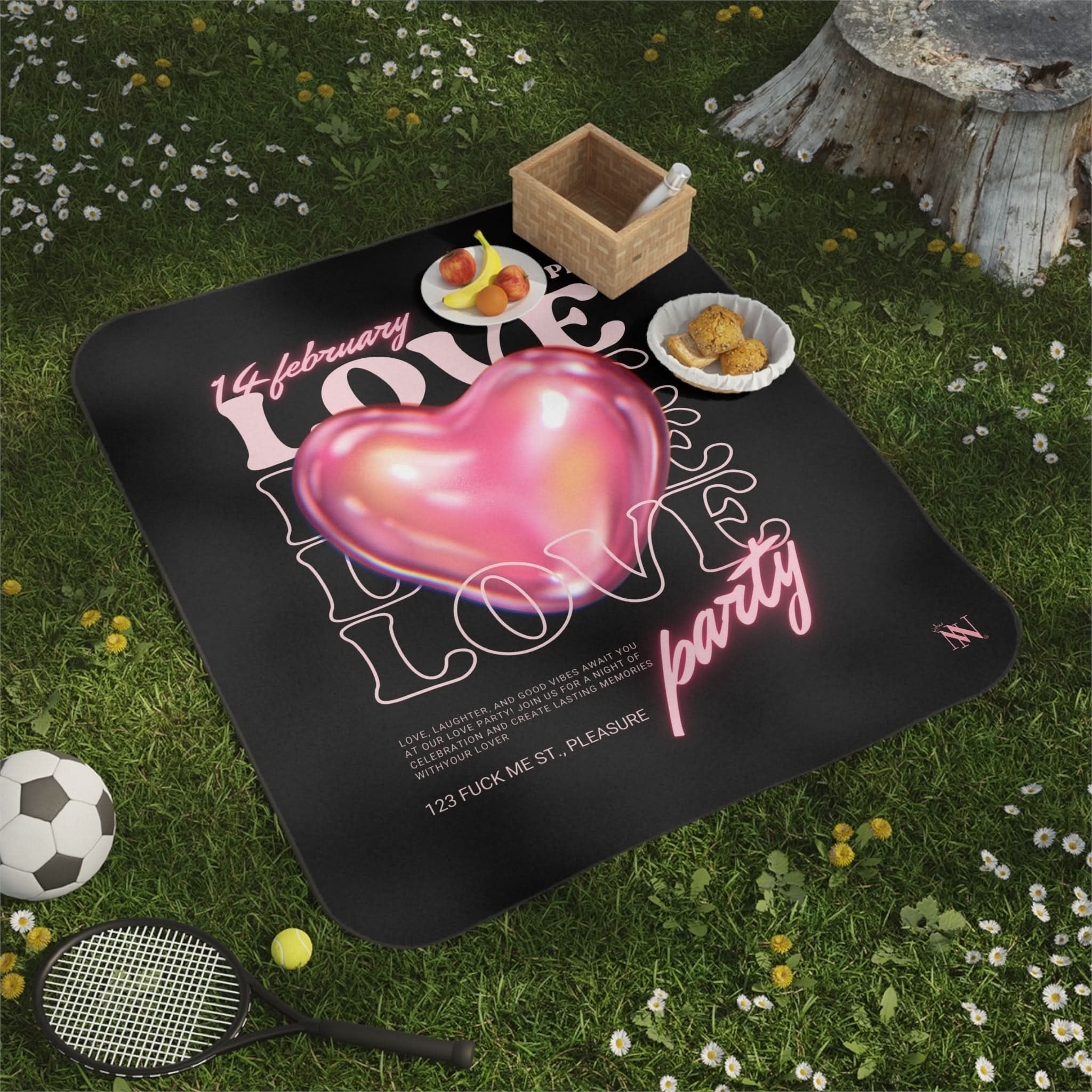 Love Party | Mix Match Fun-Flirty Lovers’ Water-Resistant Blankets