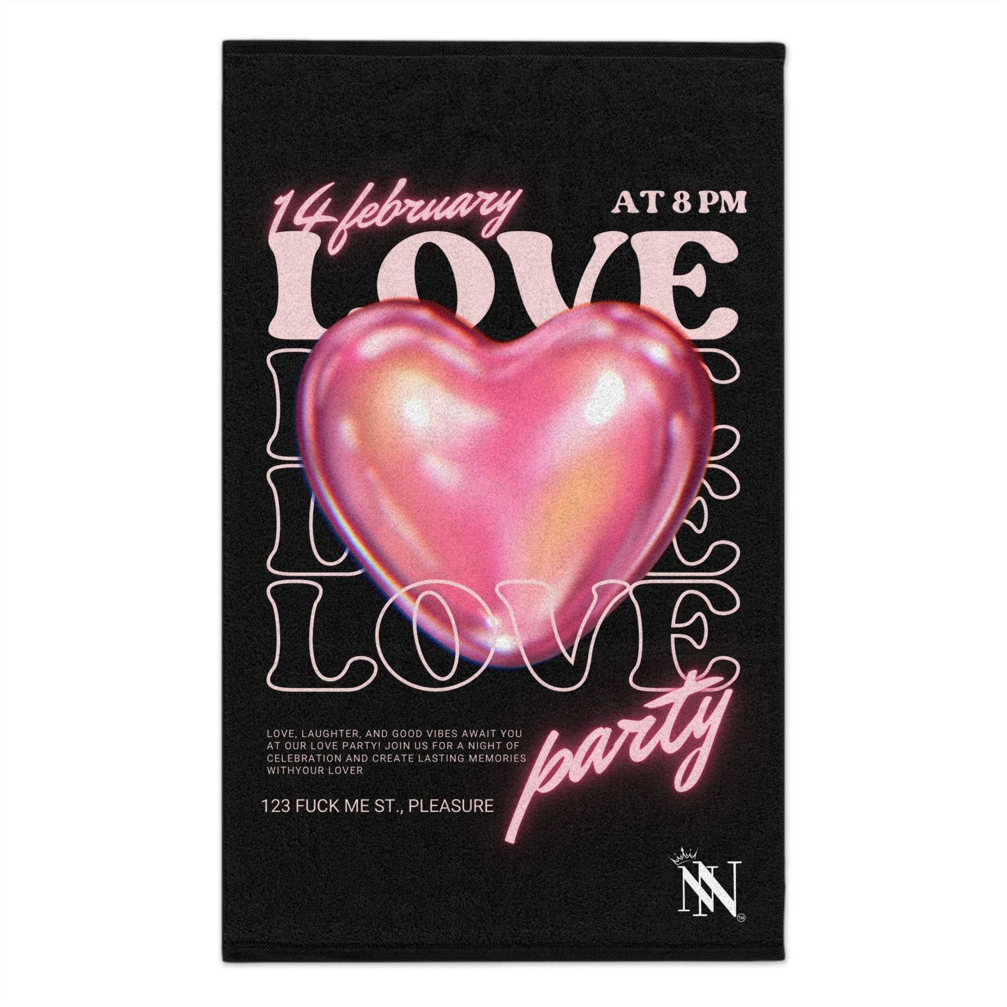 Love Party | Mix & Match Soft Fun-Flirty Lovers’ Towels