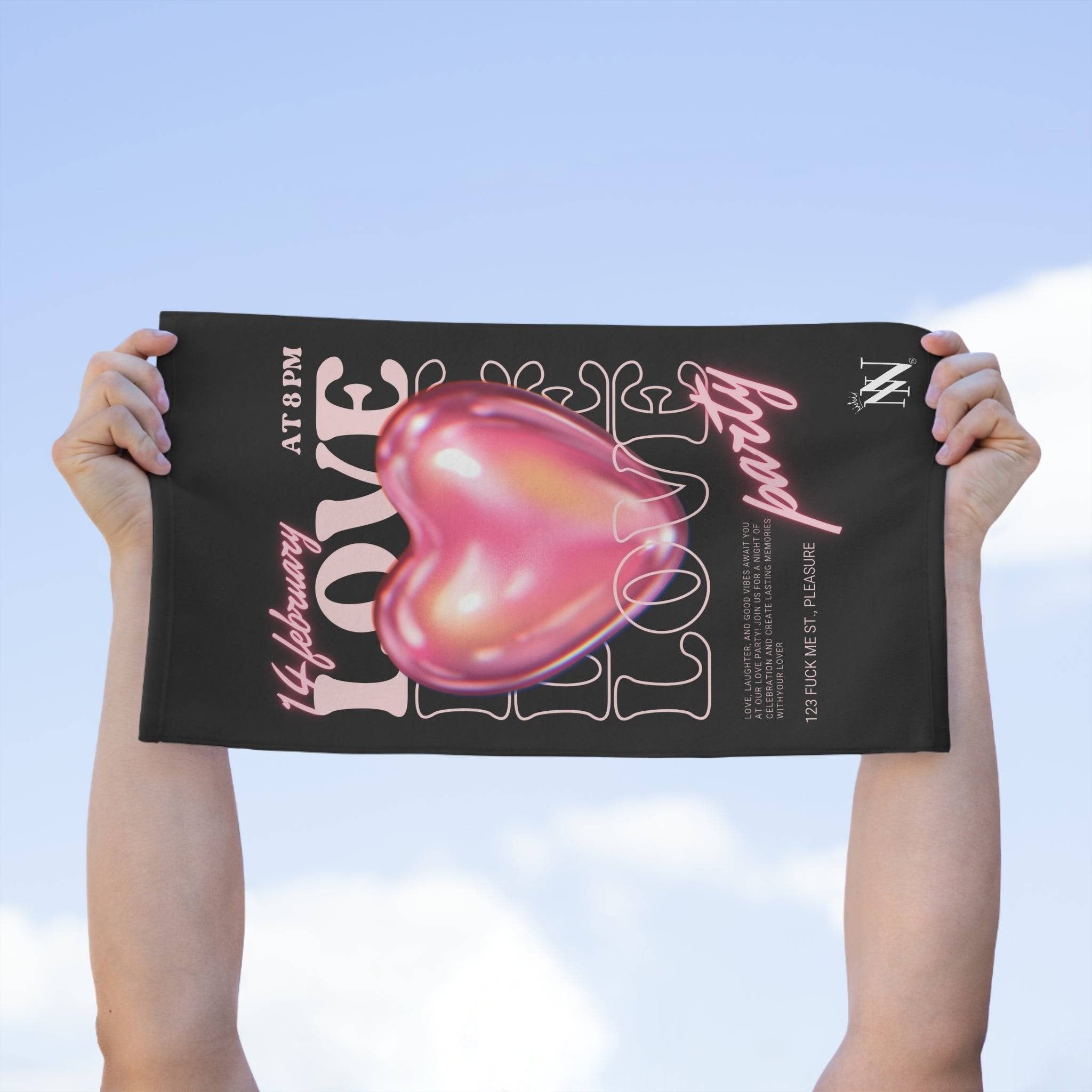 Love Party | Mix & Match Soft Fun-Flirty Lovers’ Towels