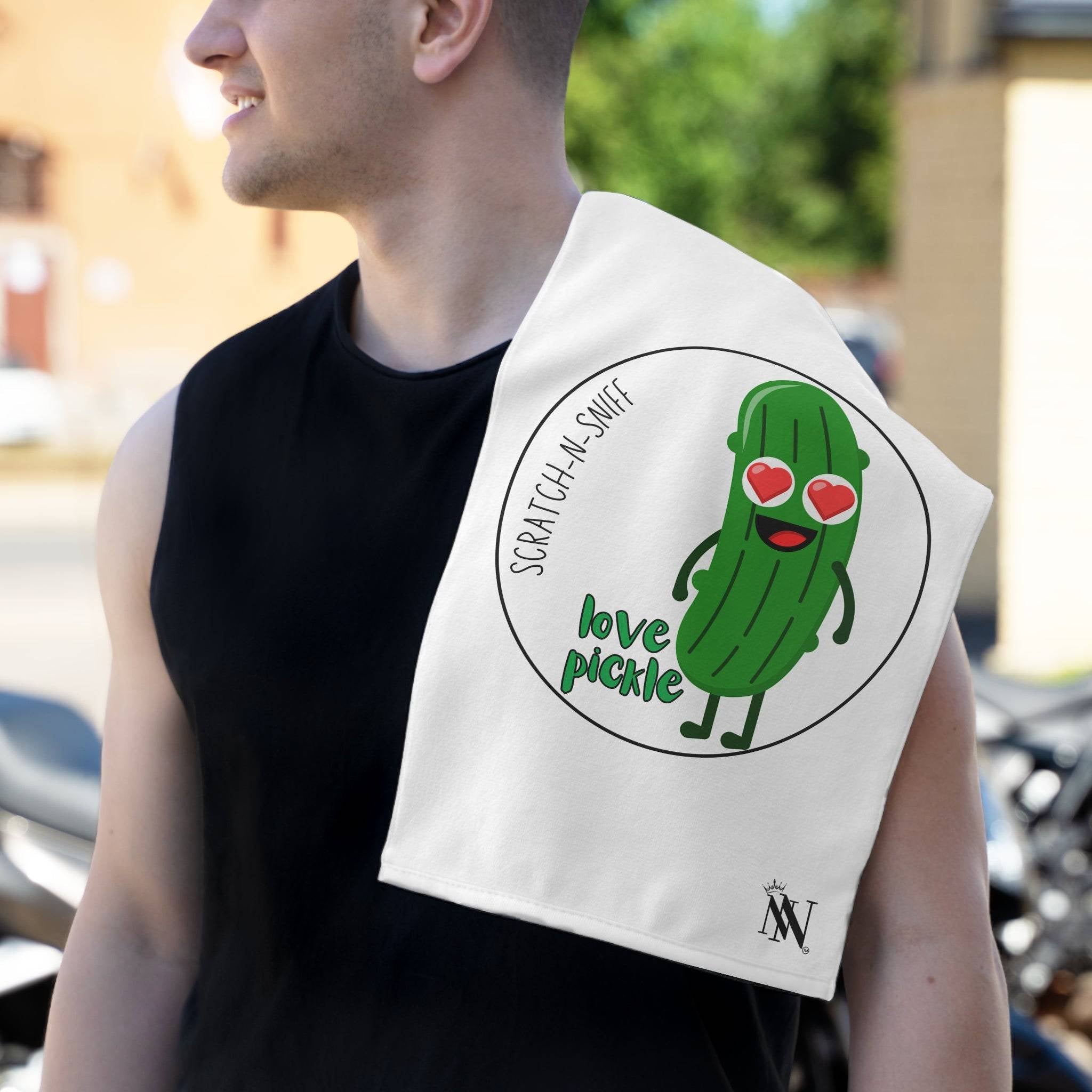 Love Pickle Scratch-N-Sniff | Mix & Match Soft Fun-Flirty Lovers’ Towels